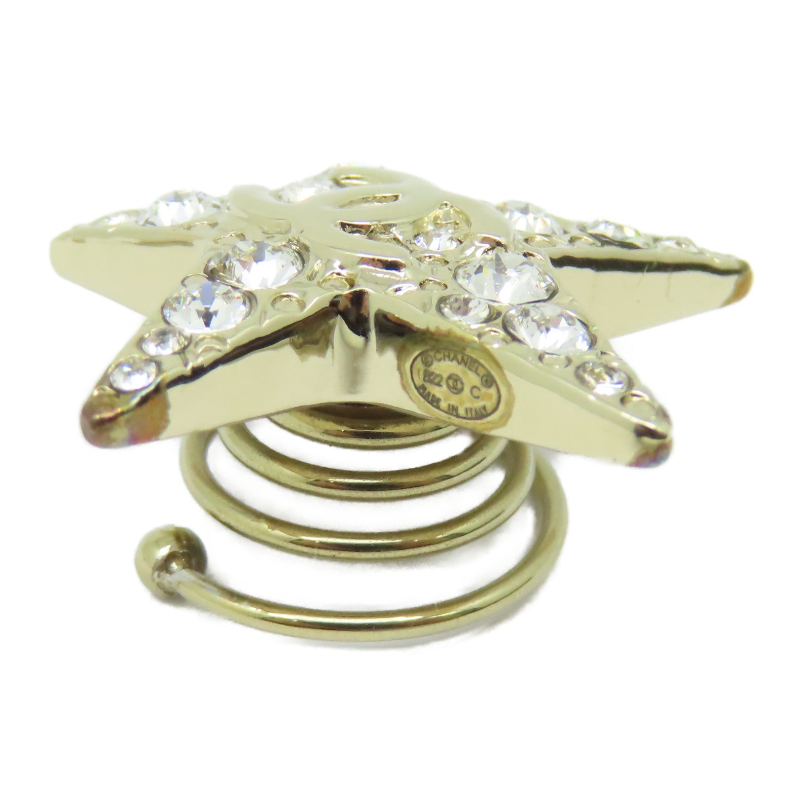 CHANEL 金屬Hair Clip髮夾金色
