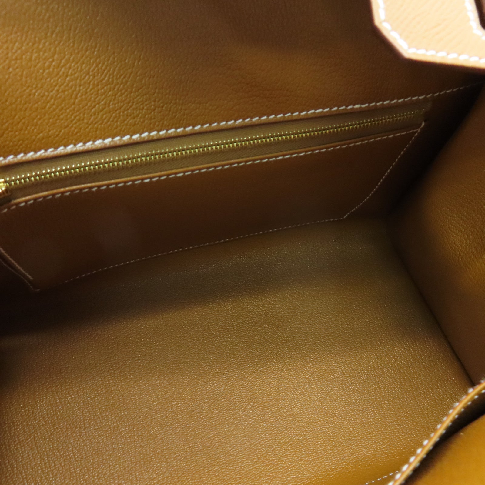 HERMES Epsom皮革Birkin 25金扣手挽袋啡色