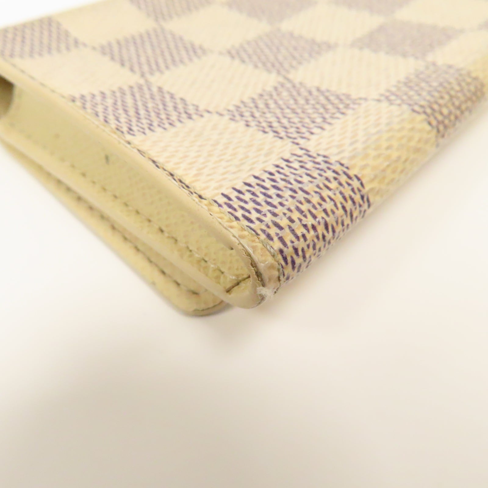 LOUIS VUITTON Damier Azur Card Case卡片套米色