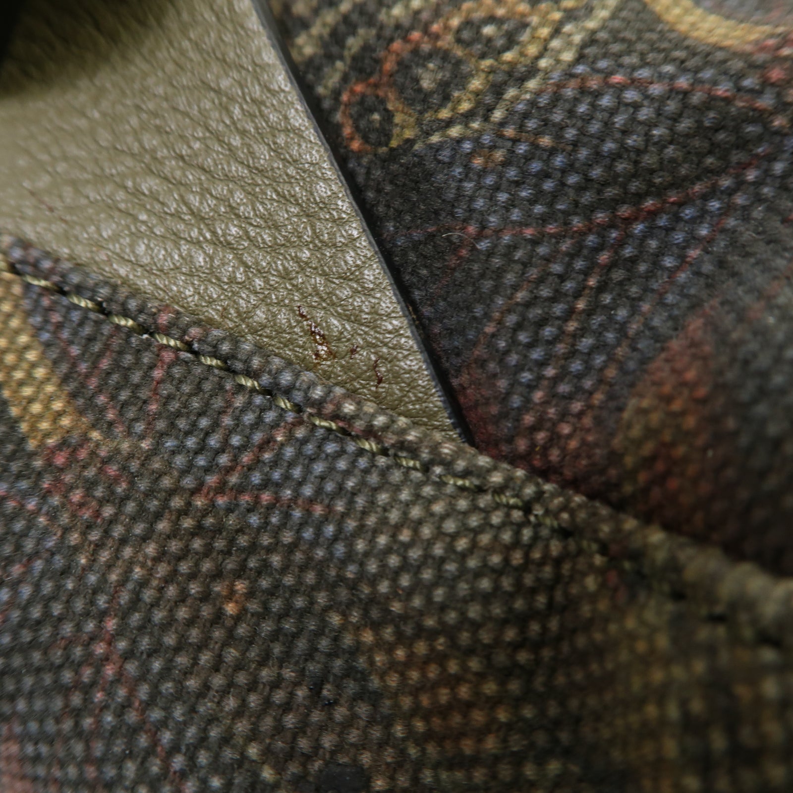 Valentino 帆布Backpack銀扣背包卡其色