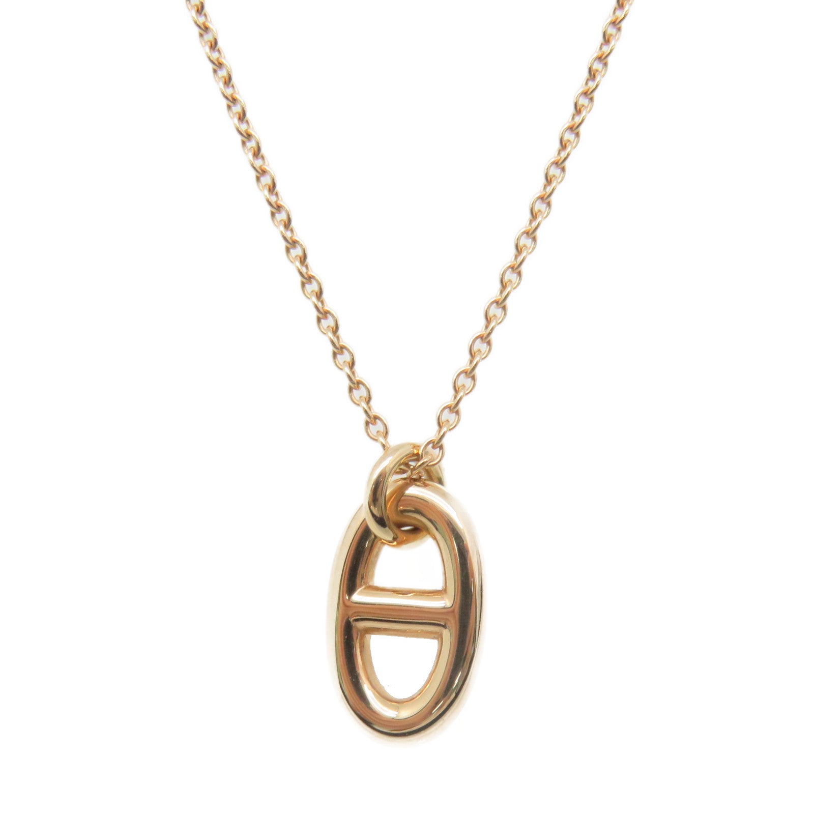 HERMES 18K玫瑰金Farandole Pendant Small Necklace項鏈