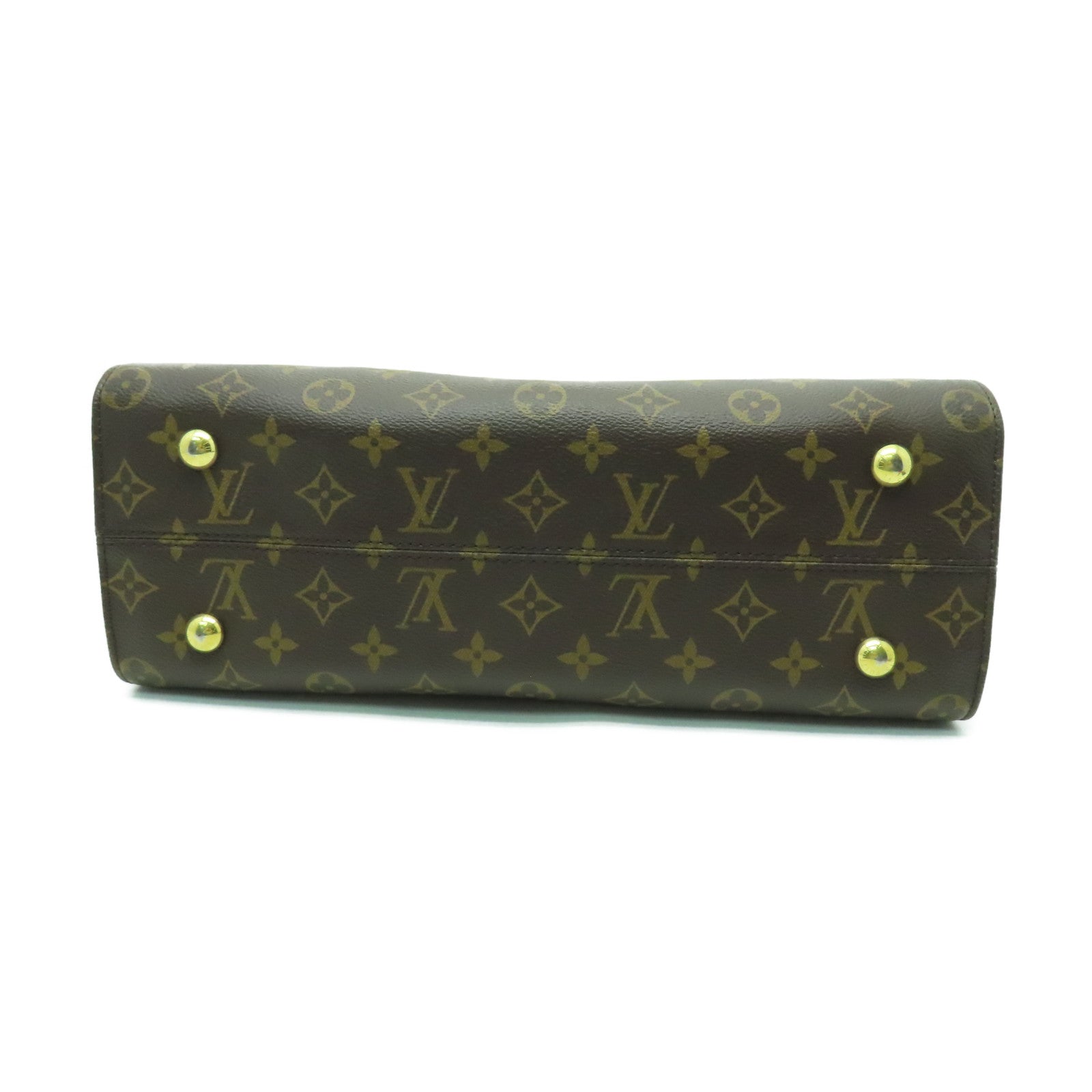 LOUIS VUITTON Monogram Tuileries金扣手挽肩背兩用袋啡色