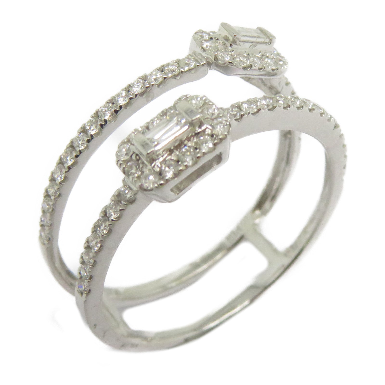 JEWELRY 18K白金Diamond Ring 0.36ct鑽石戒指US#6.75