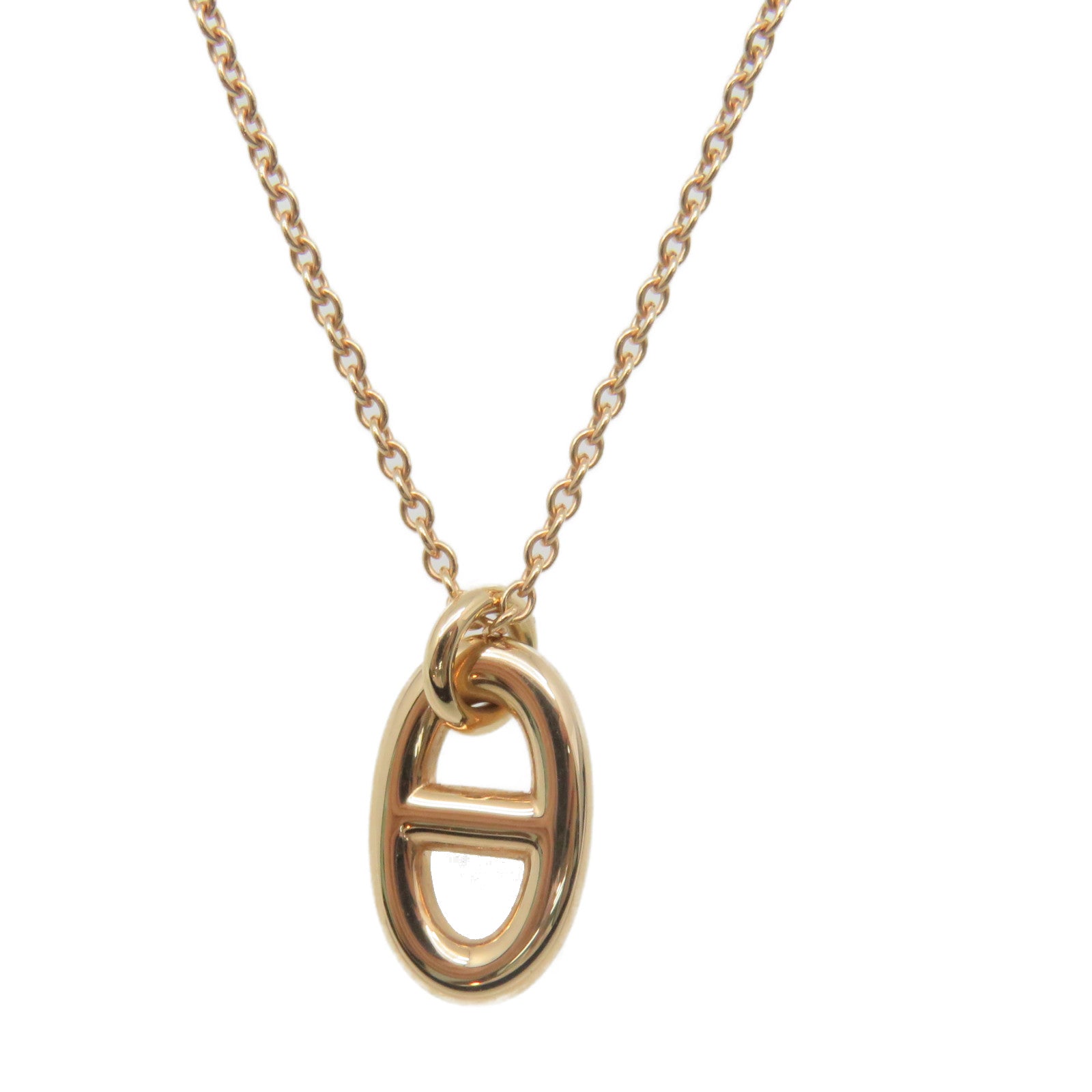 HERMES 18K玫瑰金Farandole Pendant Small Necklace項鏈