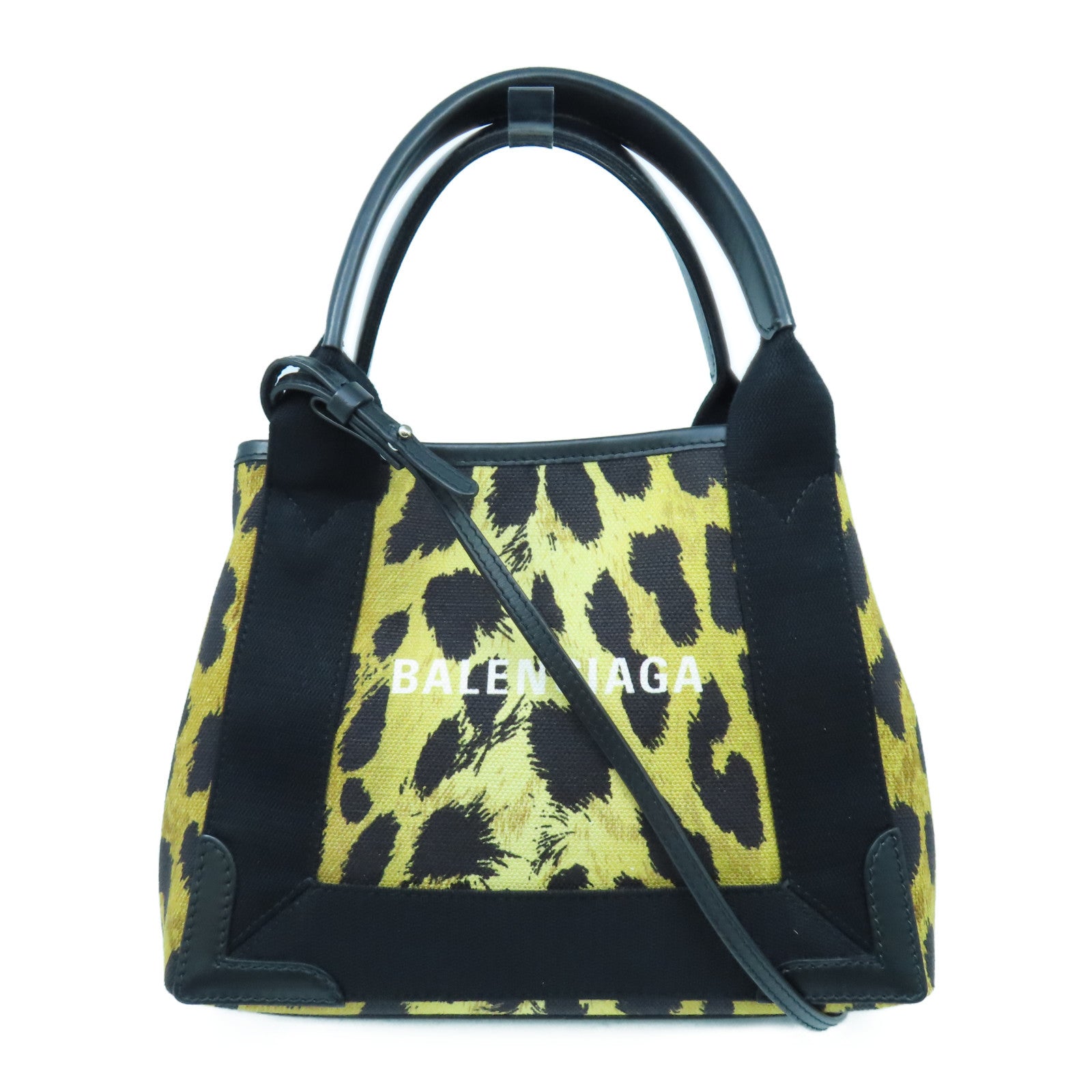BALENCIAGA 帆布2way Shoulder Bag银扣手挽肩背两用袋黑色