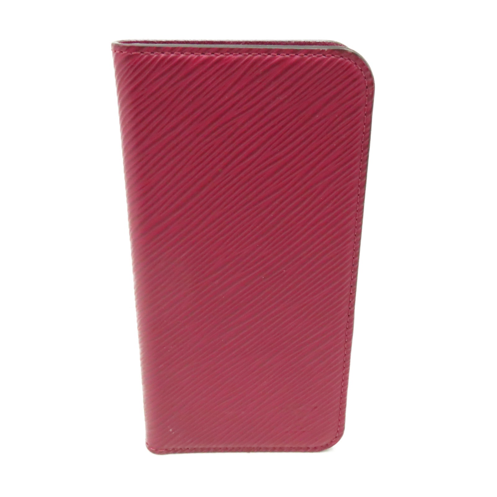 LOUIS VUITTON Epi iPhone X/XS Folio Case手機保護套酒紅色