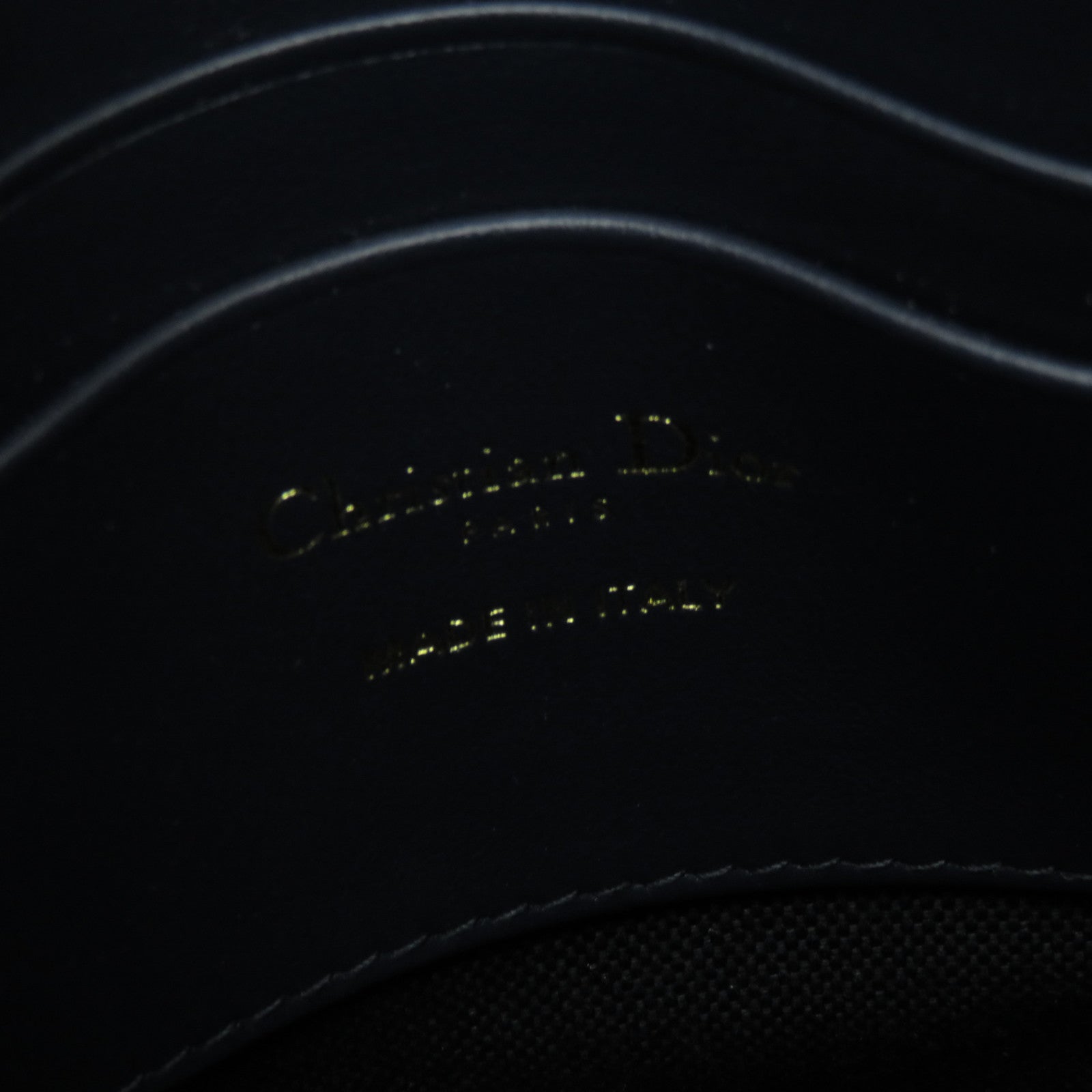 Dior 帆布Shoulder Bag金扣手挽肩背兩用袋藍色