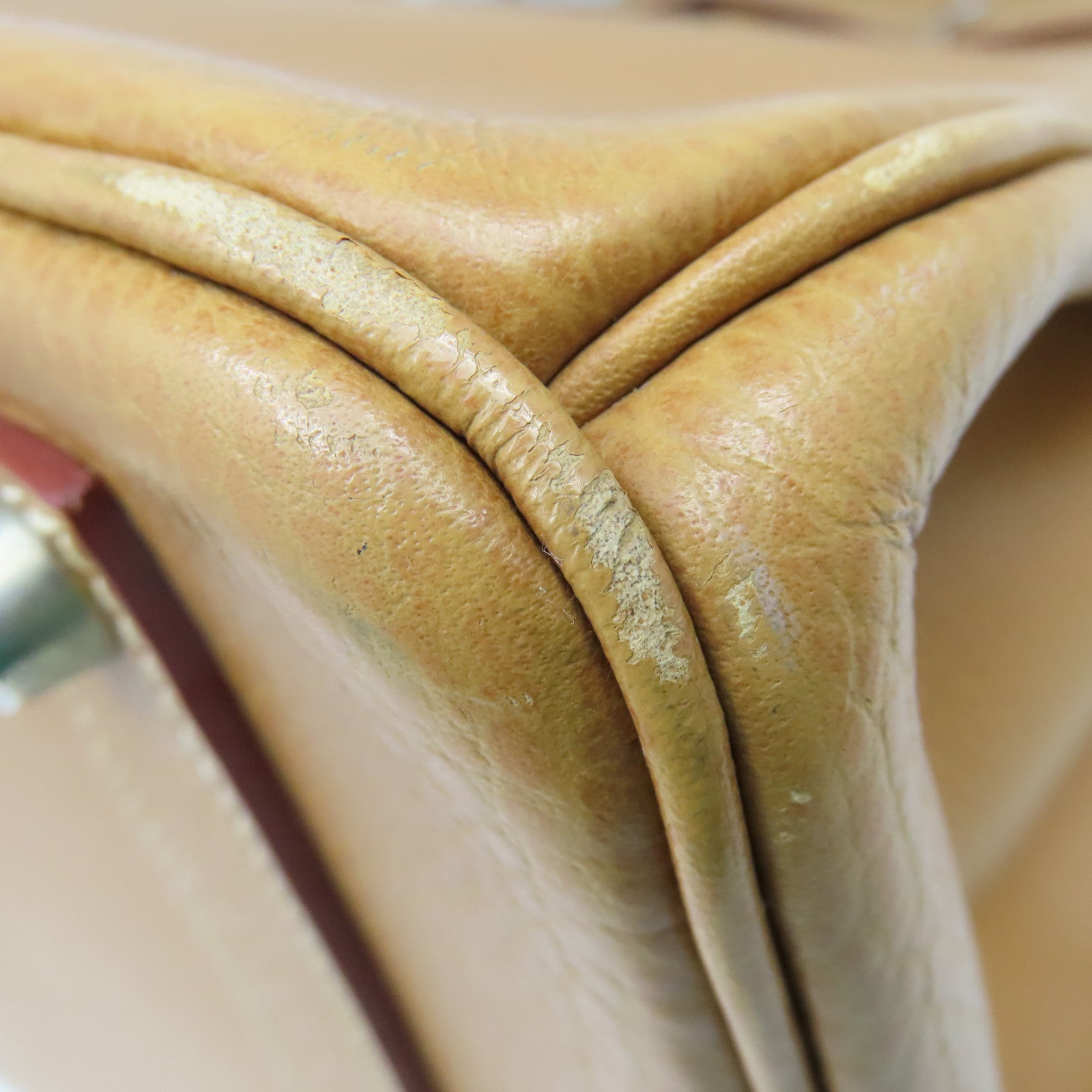 HERMES Ardennes皮革Birkin 35 Hand Bag銀扣手挽袋Natural啡色