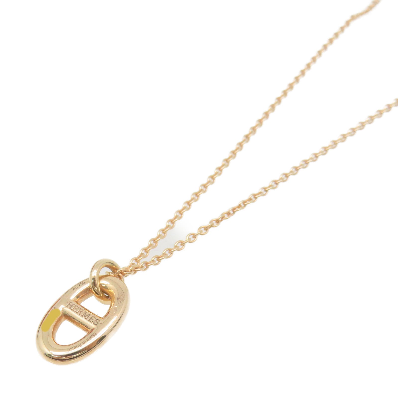 HERMES 18K玫瑰金Farandole Pendant Small Necklace項鏈