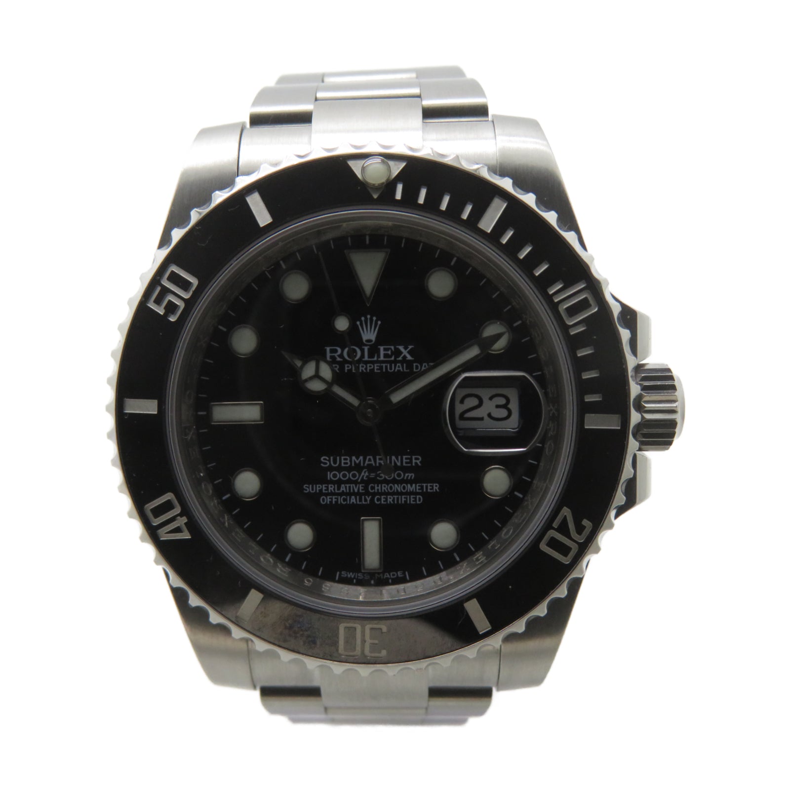 ROLEX Submariner不鏽鋼自動機芯手錶黑色
