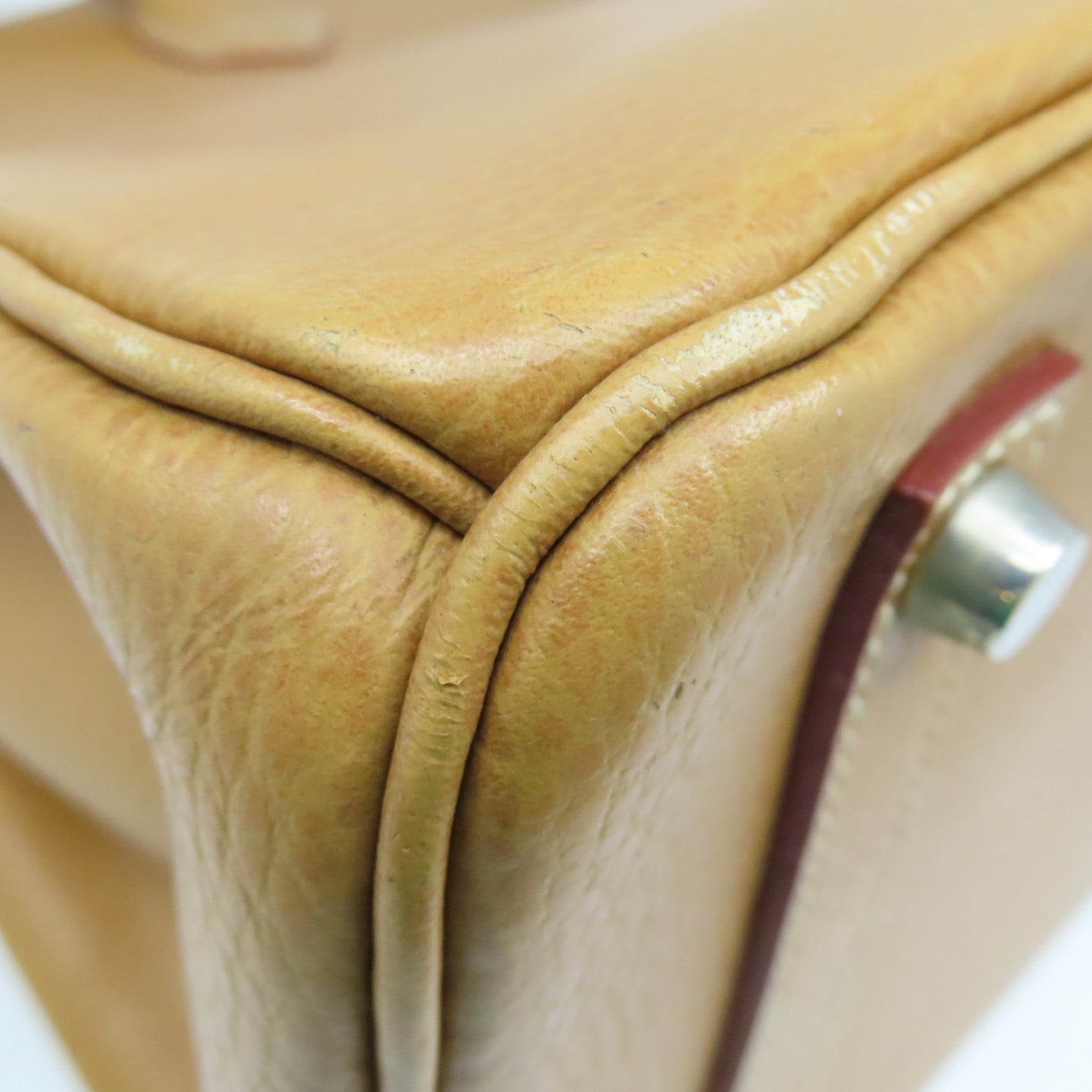 HERMES Ardennes皮革Birkin 35 Hand Bag銀扣手挽袋Natural啡色