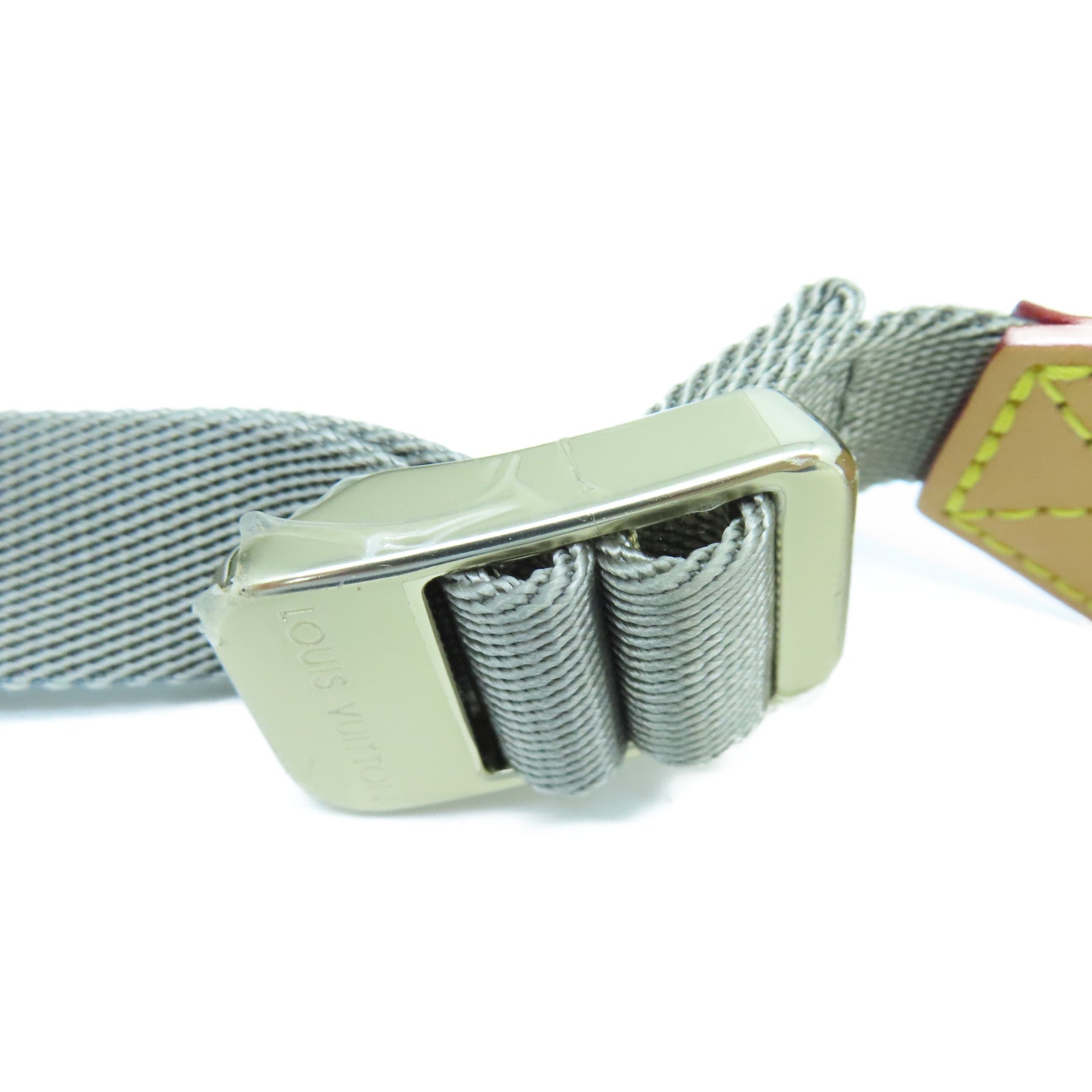 LOUIS VUITTON Mono-Titanium Camera Bag金扣肩背袋灰色