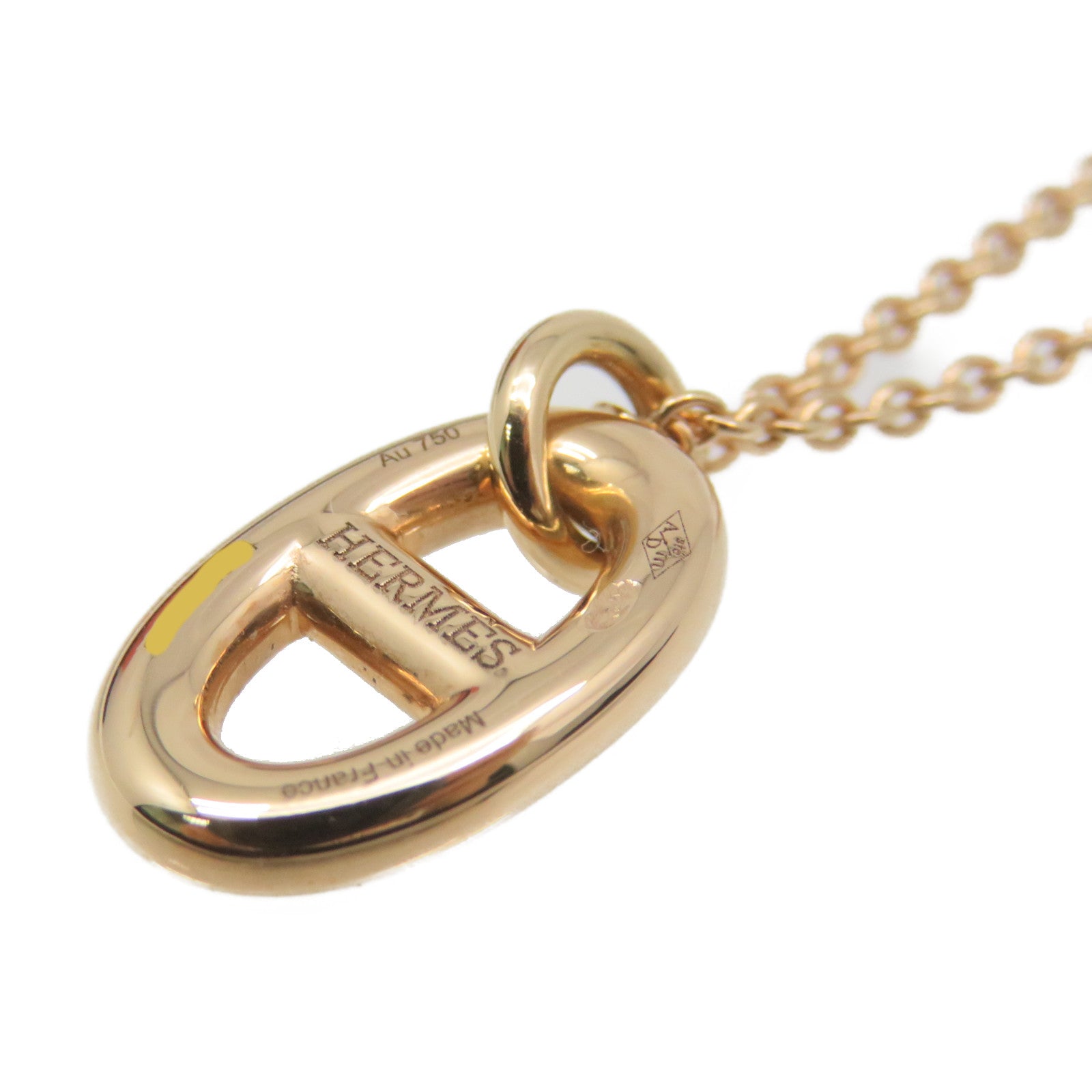 HERMES 18K玫瑰金Farandole Pendant Small Necklace項鏈