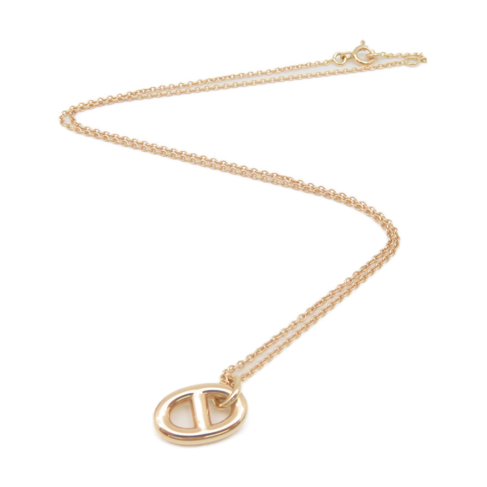 HERMES 18K玫瑰金Farandole Pendant Small Necklace項鏈