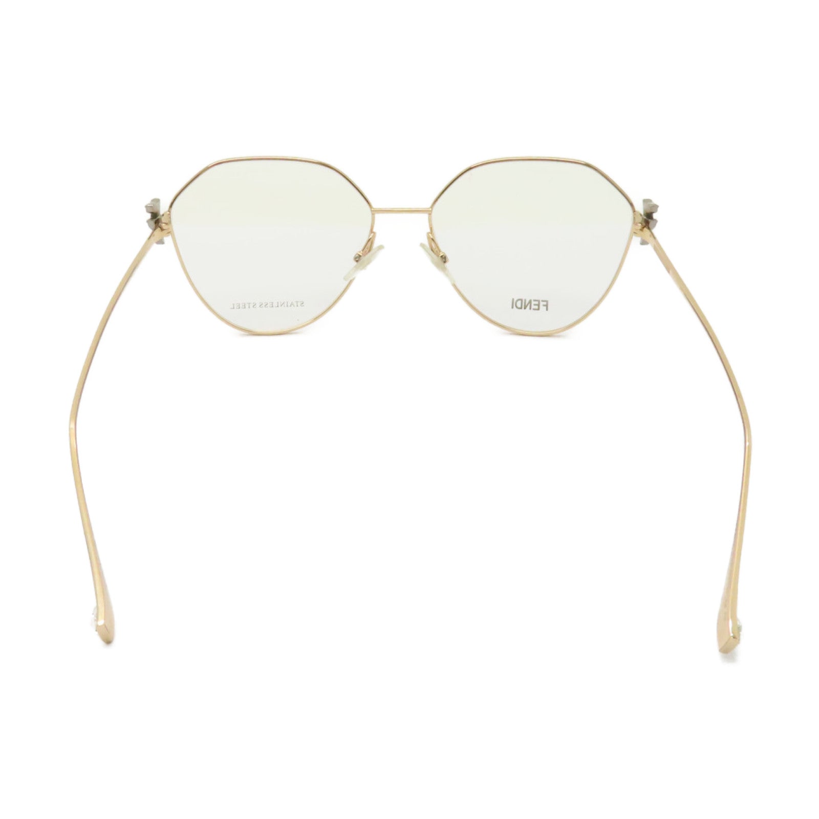 FENDI PVC/金屬Sunglasses太陽眼鏡金色