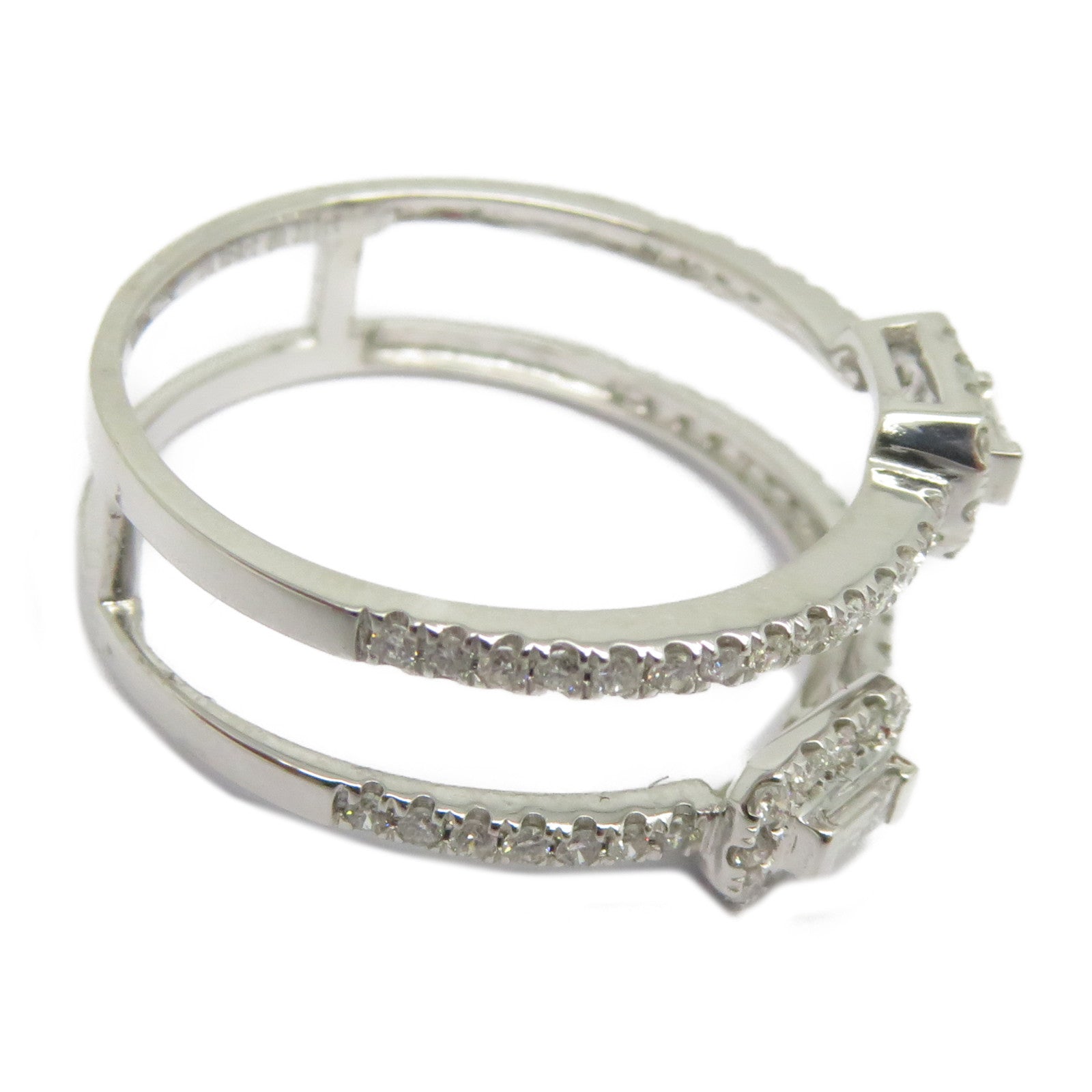 JEWELRY 18K白金Diamond Ring 0.36ct鑽石戒指US#6.75