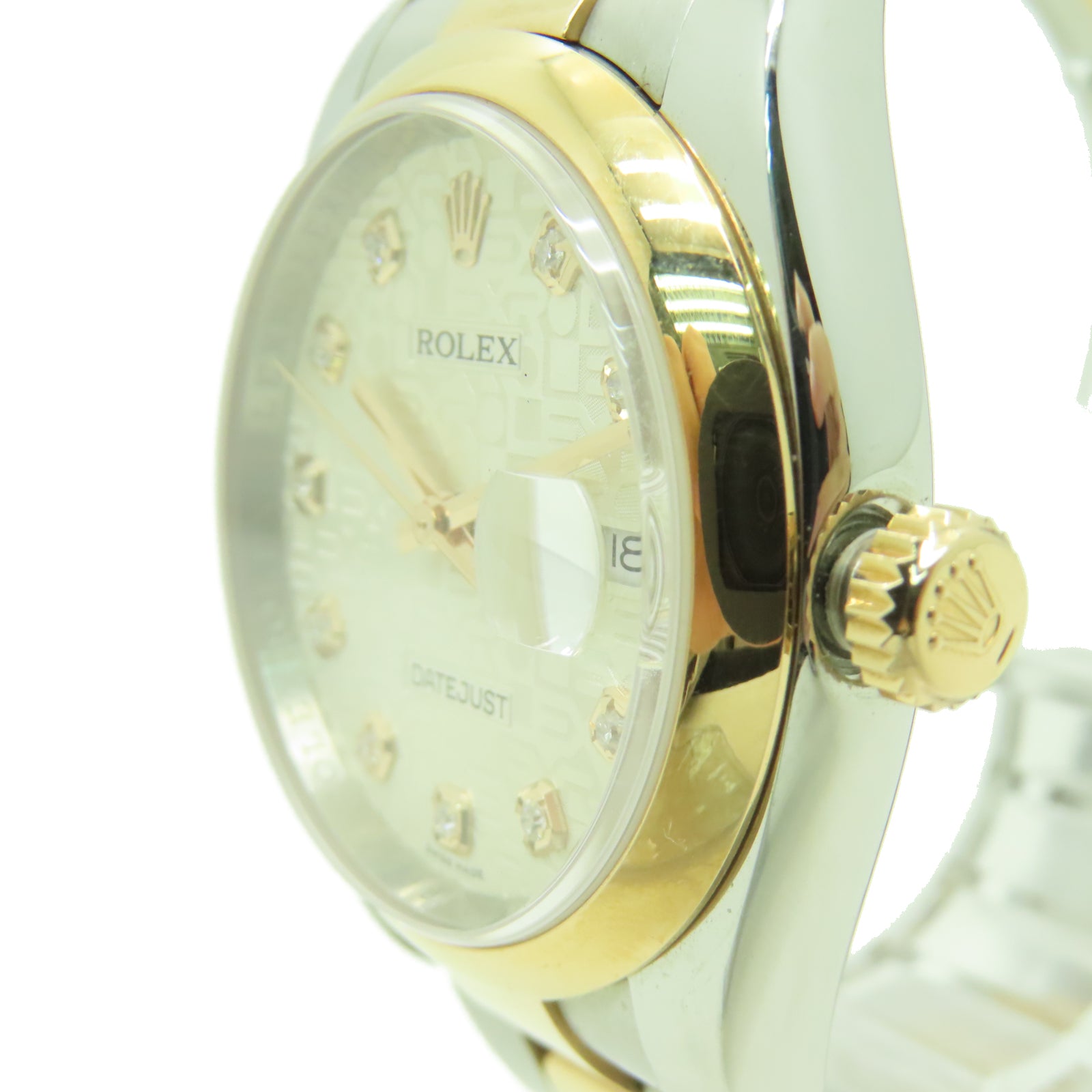 ROLEX Datejust 36mm不鏽鋼手錶自動機芯白色