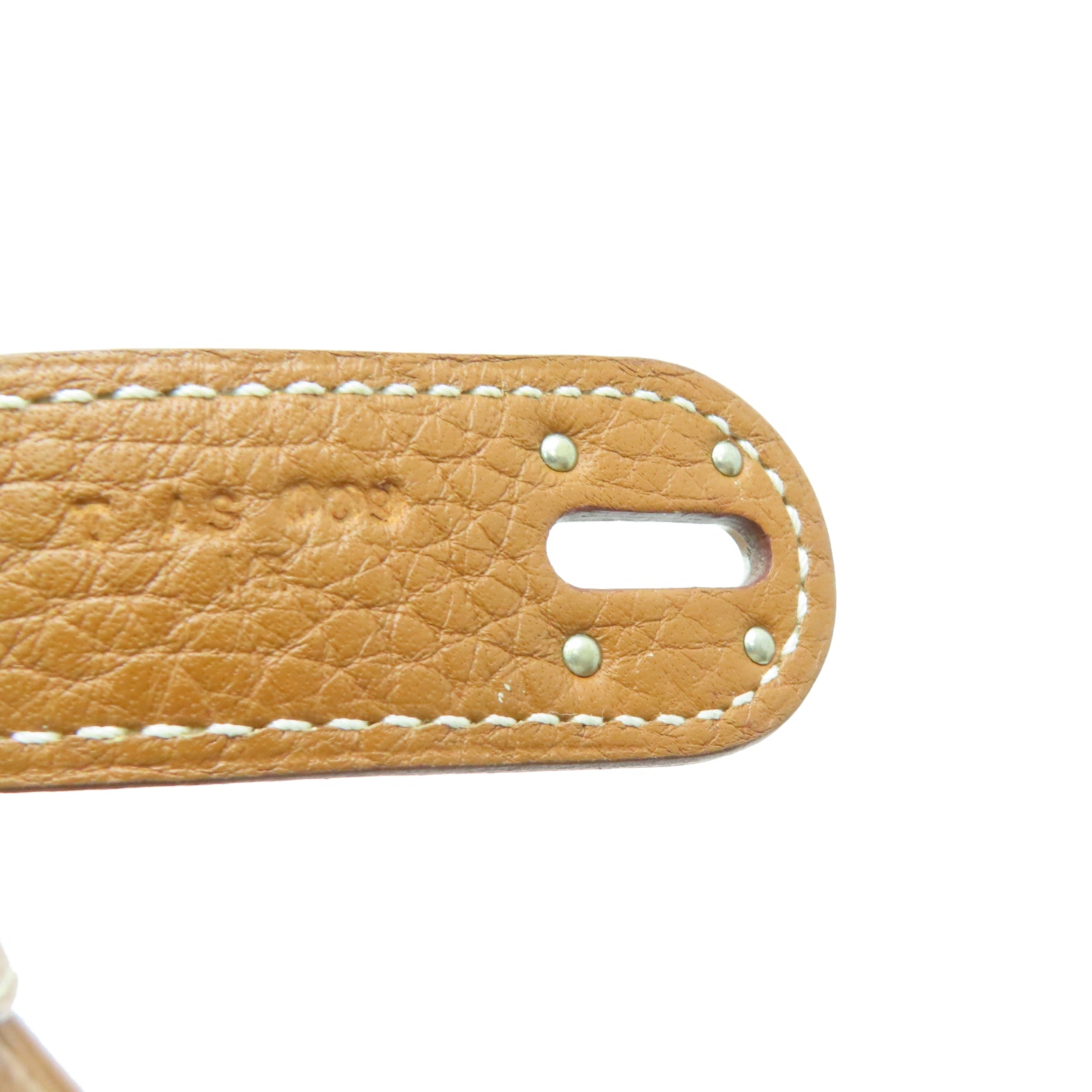 HERMES 【激减优惠】Clemence皮革Lindy 34银扣手挽肩背两用袋Gold啡色