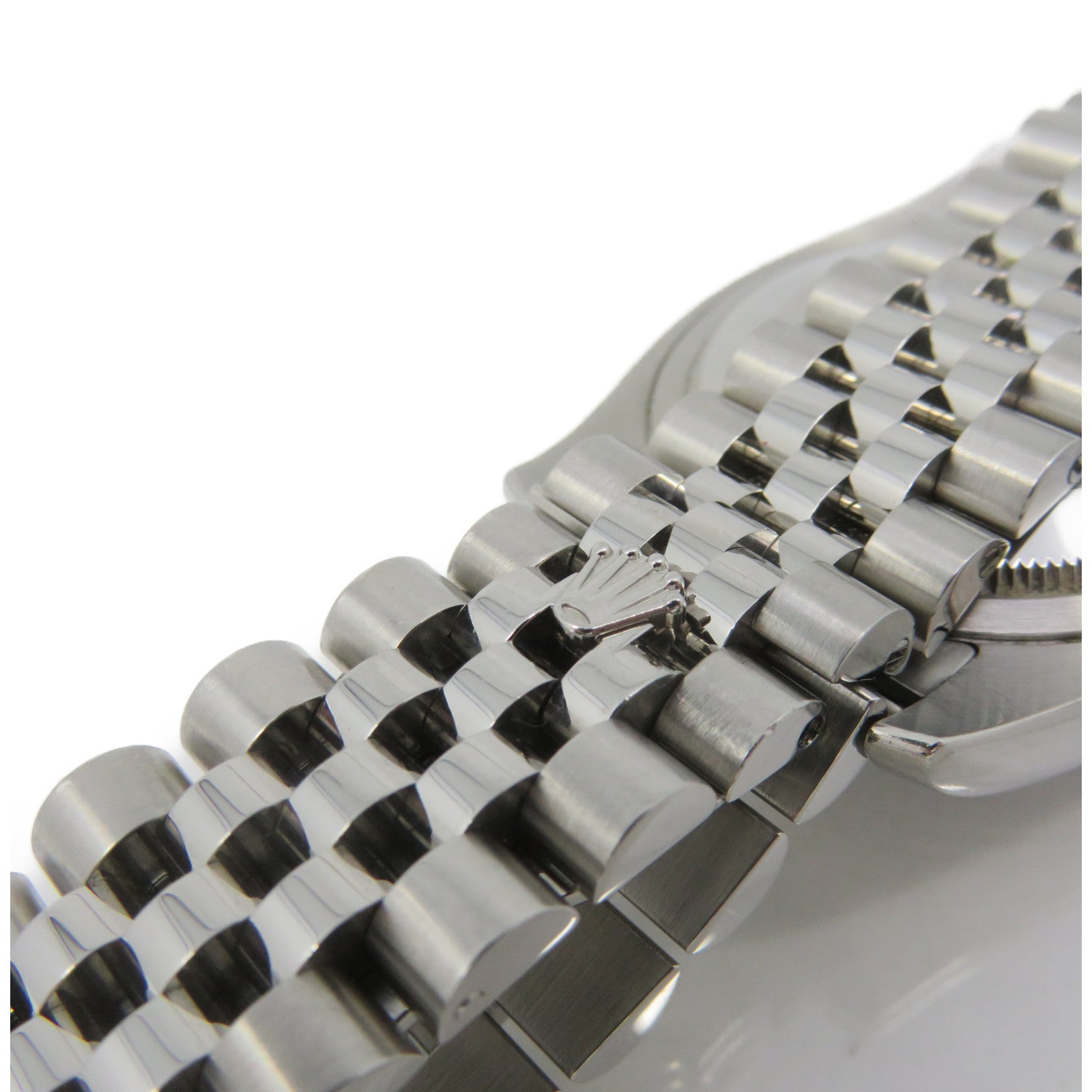 ROLEX Datejust Watch 18K白金/不锈钢自动机芯手表黑色/银色