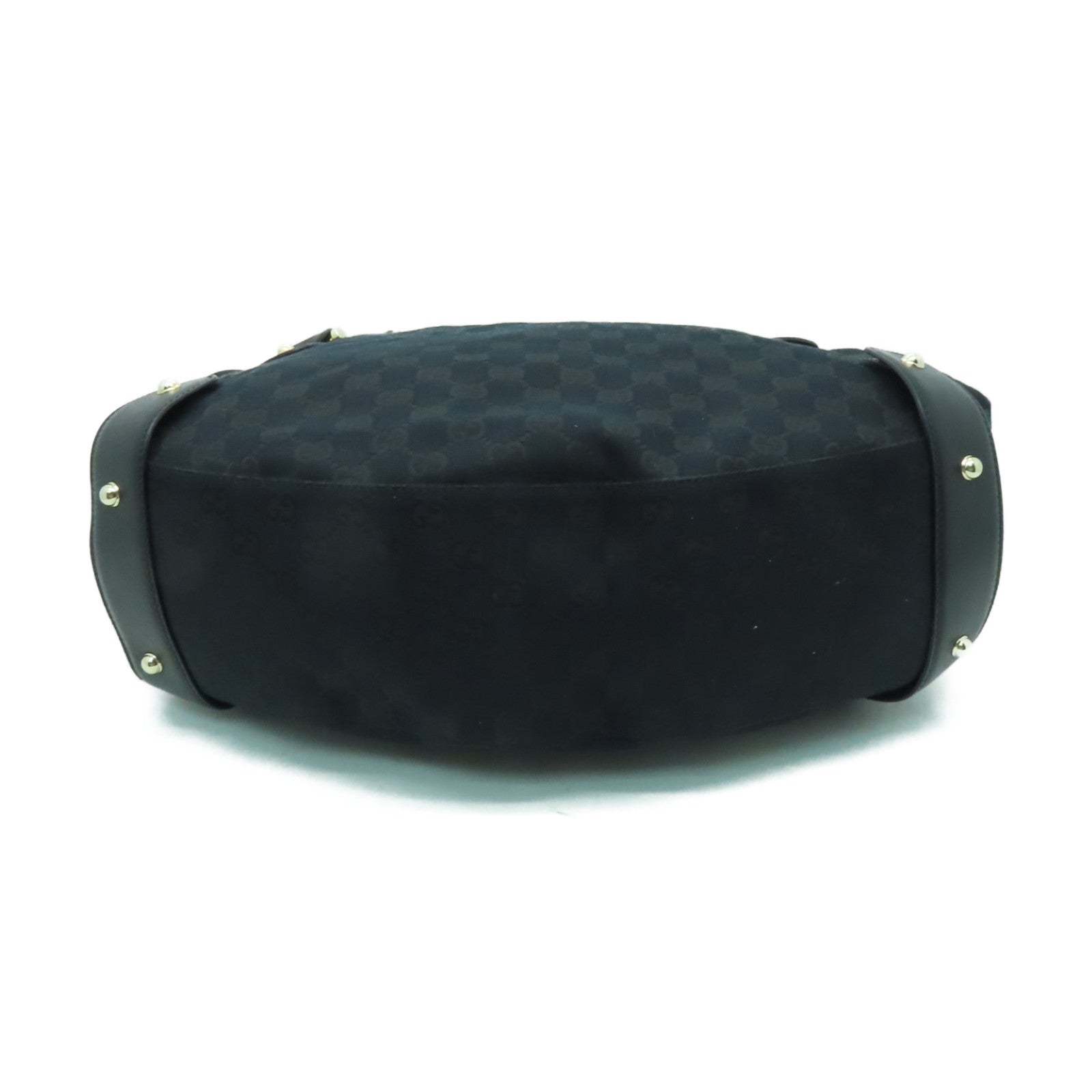 GUCCI 帆布Tote Bag金扣手挽袋黒色