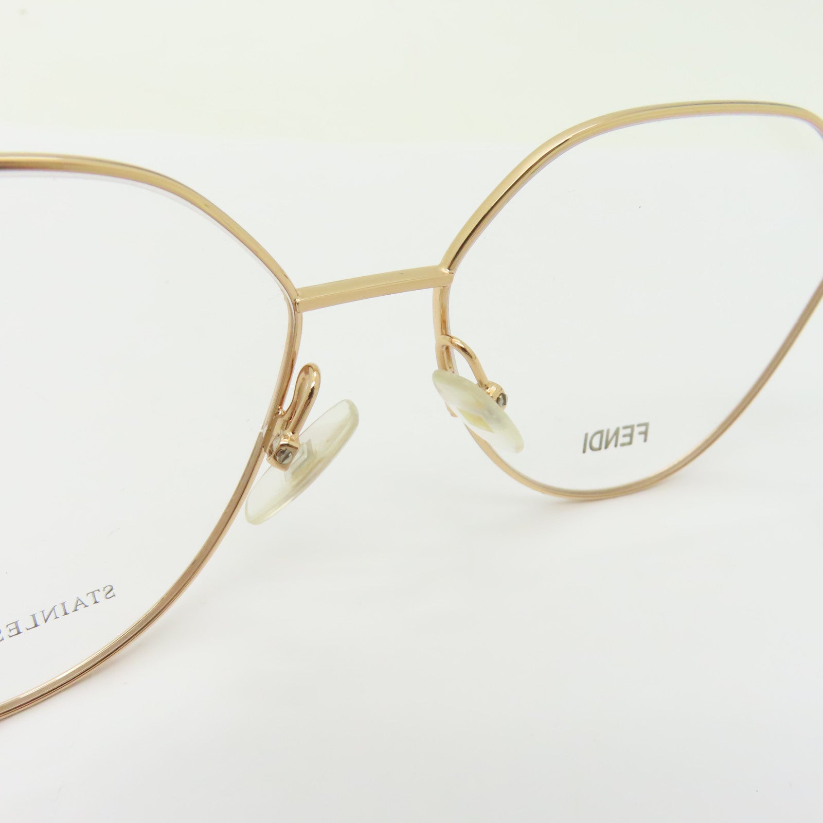 FENDI PVC/金屬Sunglasses太陽眼鏡金色
