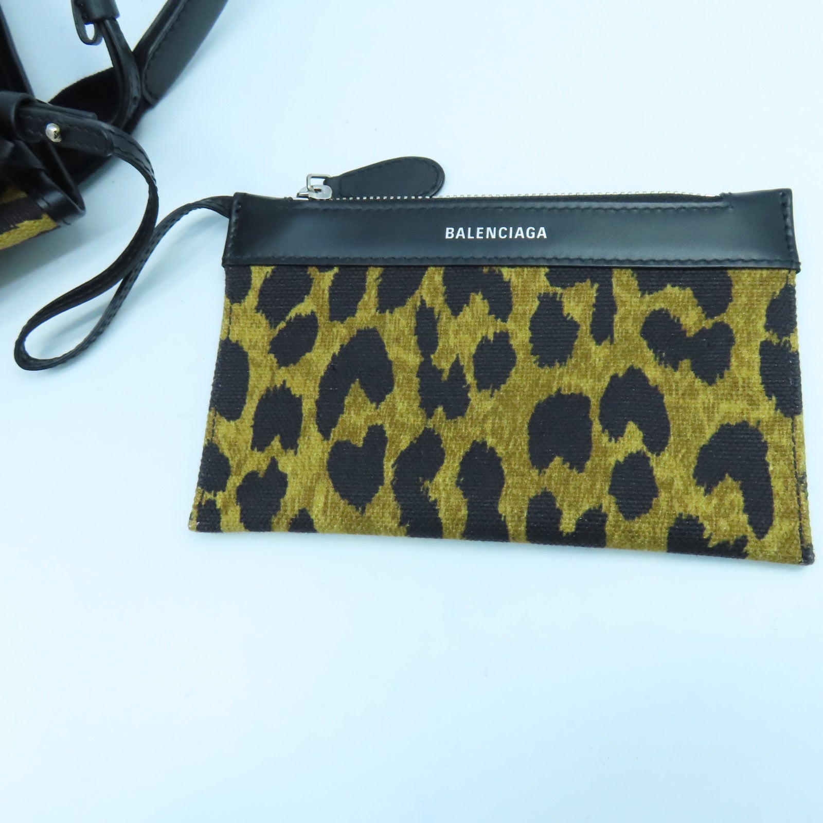 BALENCIAGA 帆布2way Shoulder Bag银扣手挽肩背两用袋黑色