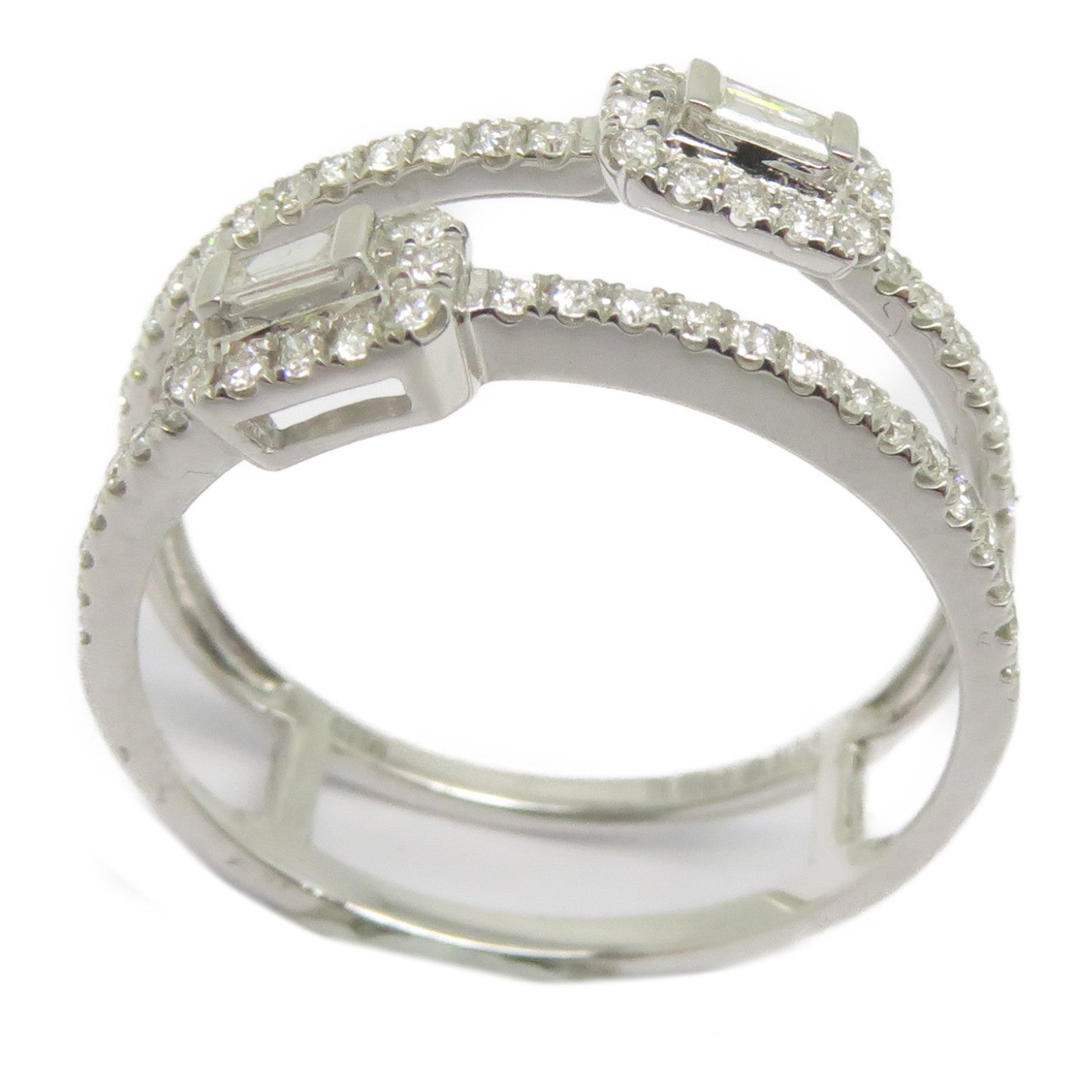 JEWELRY 18K白金Diamond Ring 0.36ct鑽石戒指US#6.75