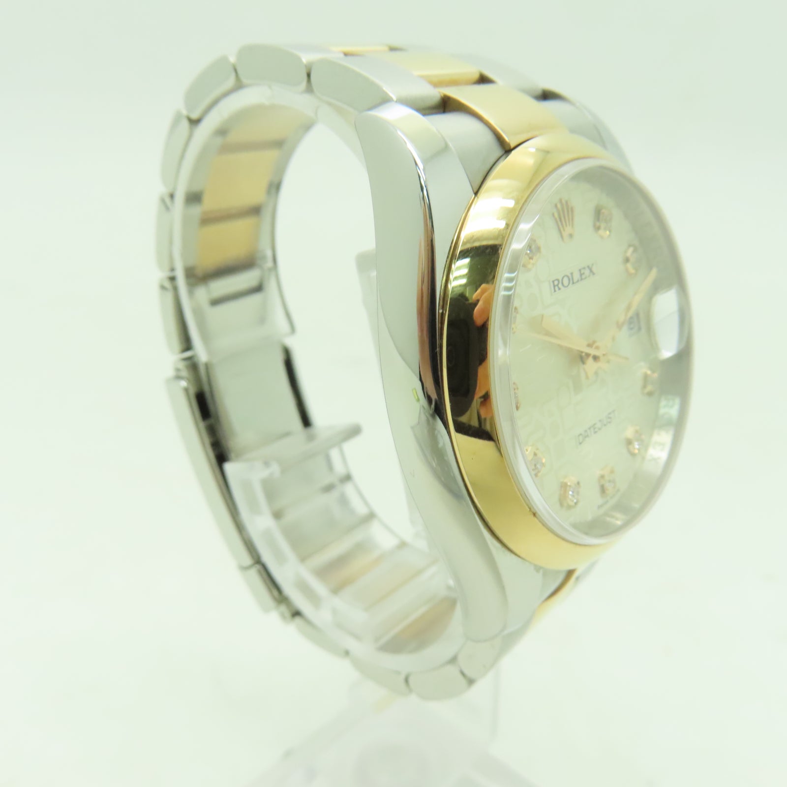 ROLEX Datejust 36mm不鏽鋼手錶自動機芯白色