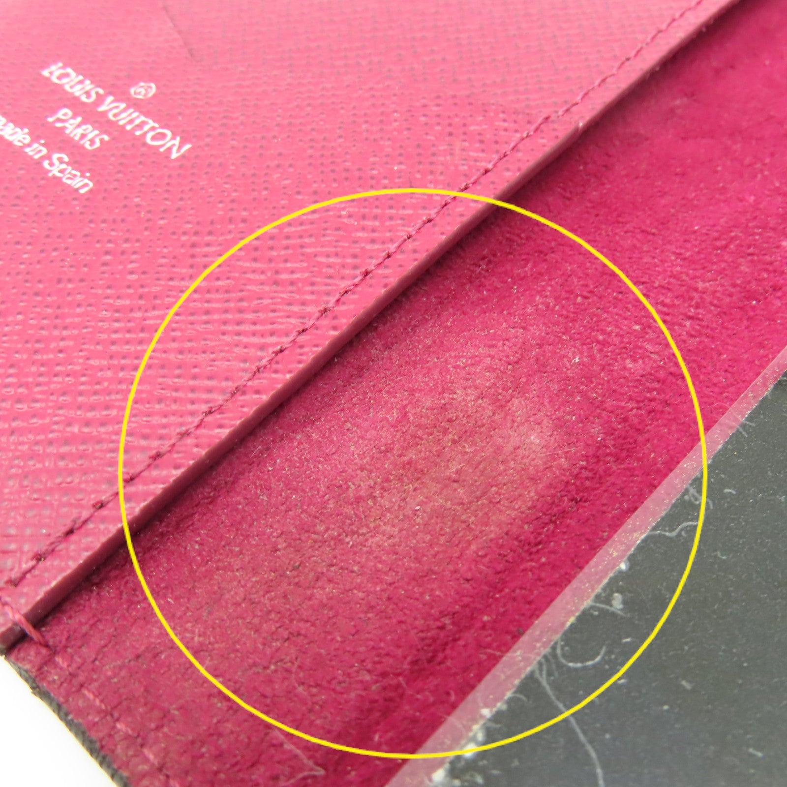 LOUIS VUITTON Epi iPhone X/XS Folio Case手機保護套酒紅色