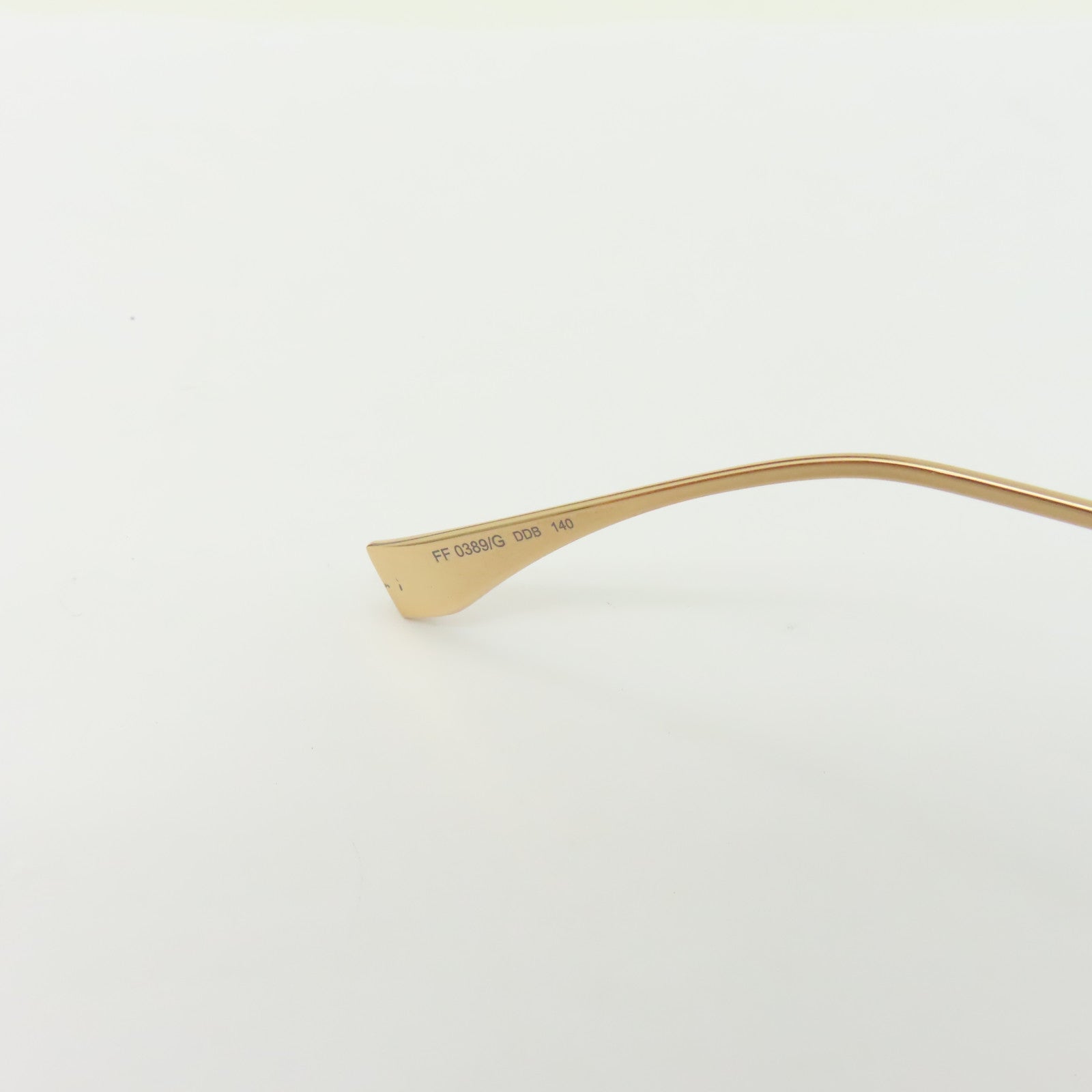 FENDI PVC/金屬Sunglasses太陽眼鏡金色
