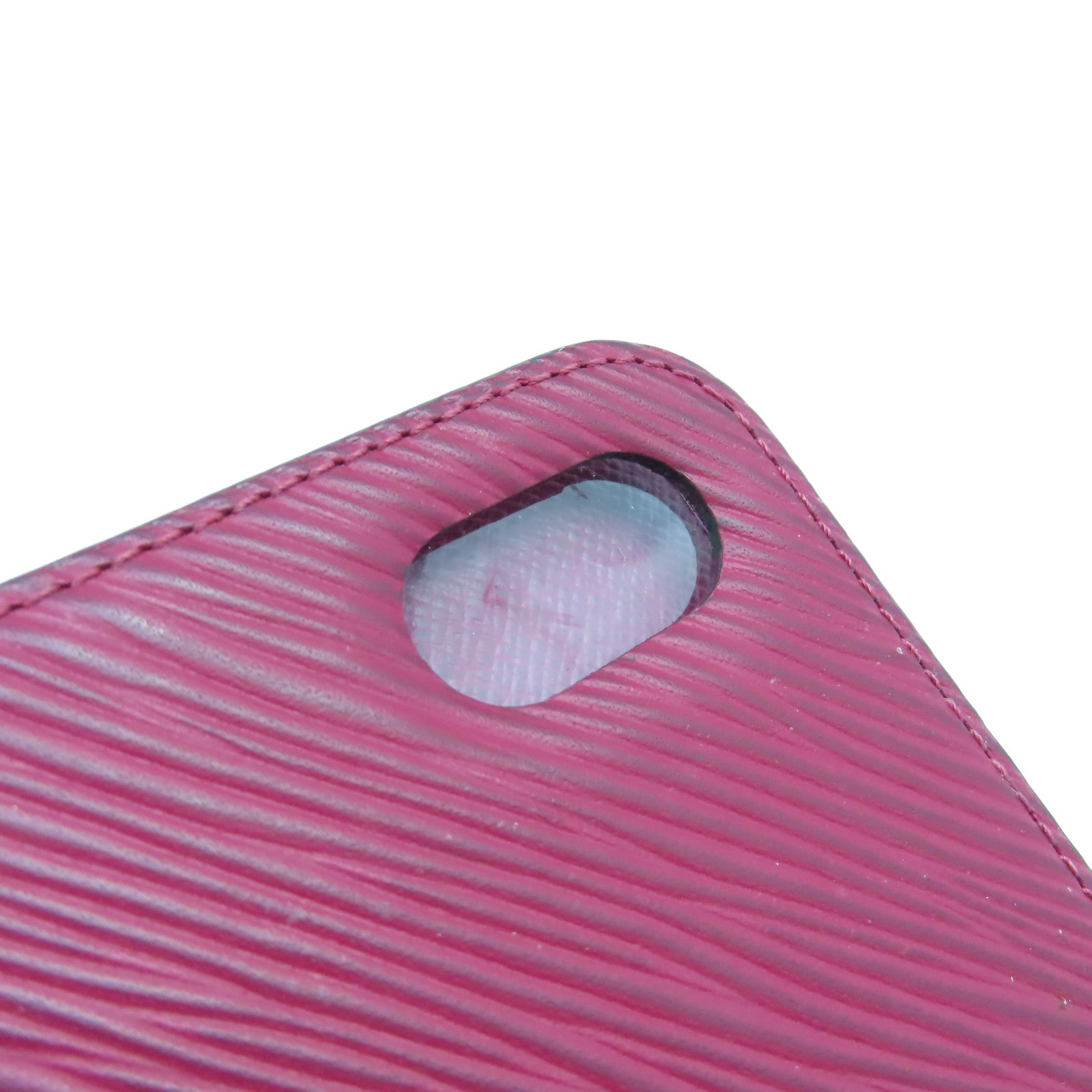 LOUIS VUITTON Epi iPhone X/XS Folio Case手機保護套酒紅色