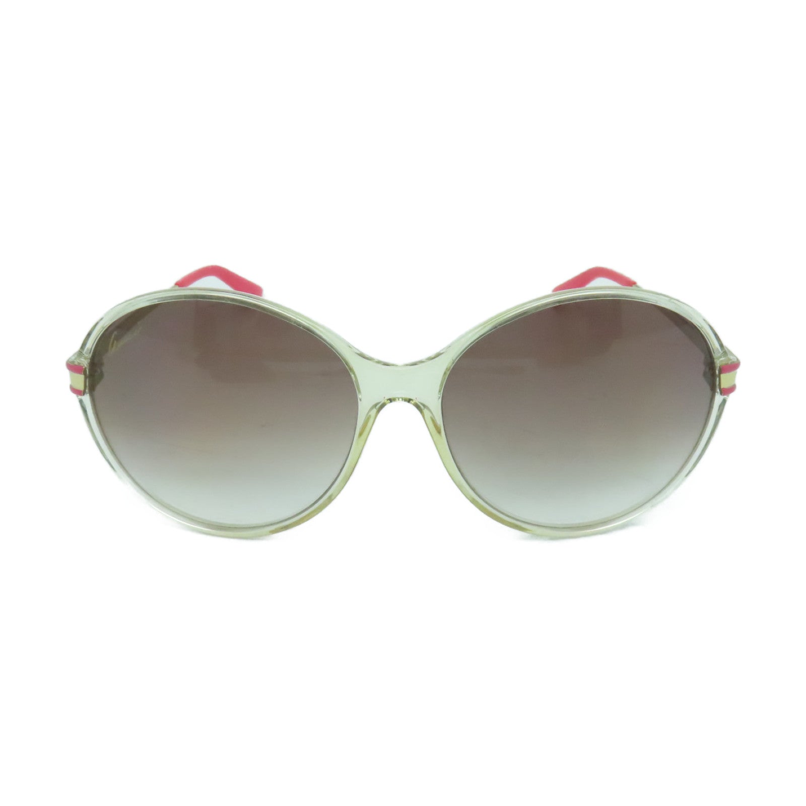 GUCCI PVC Sunglasses太陽眼鏡透明/紅色