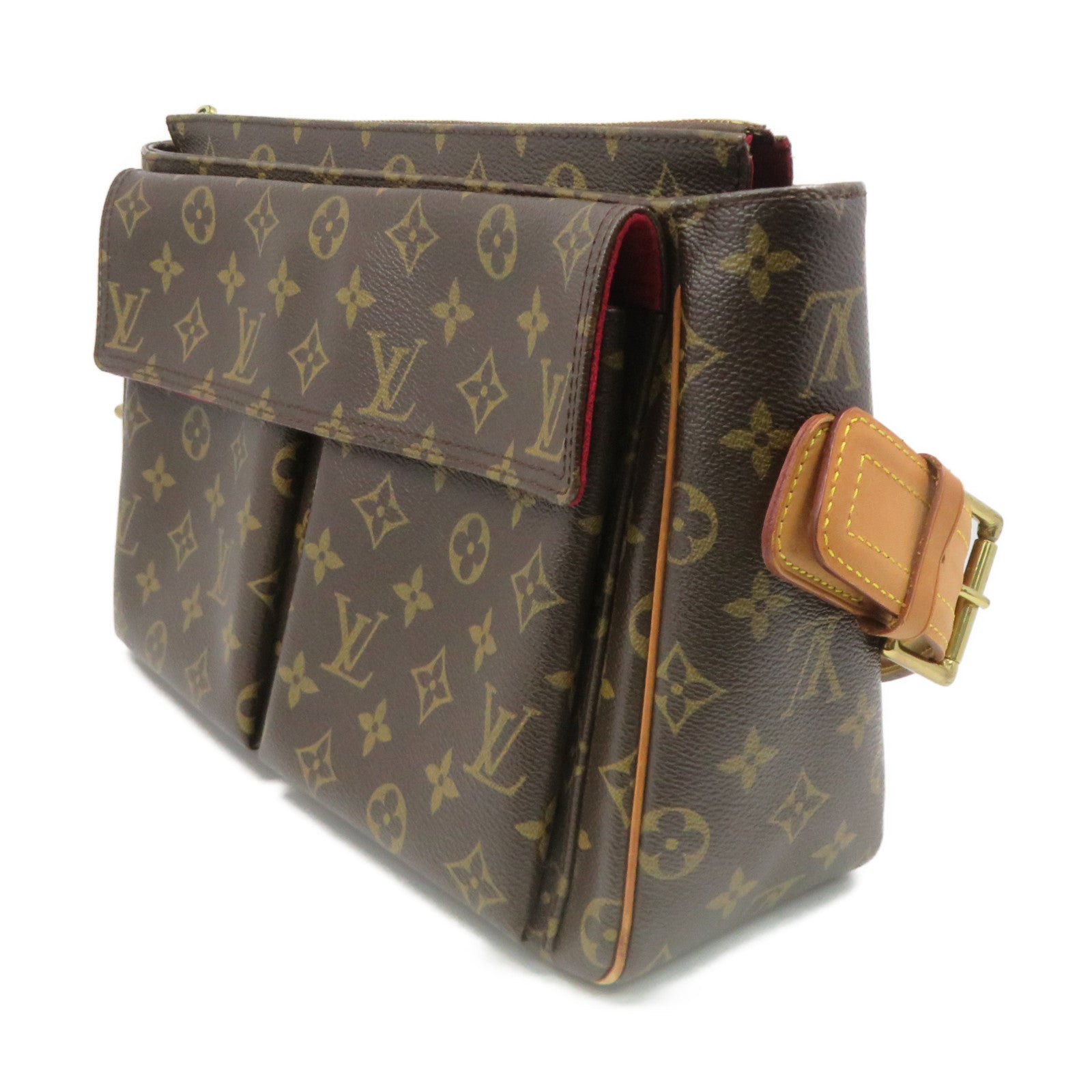 LOUIS VUITTON Monogram Multipli-Cite Shoulder Bag brown