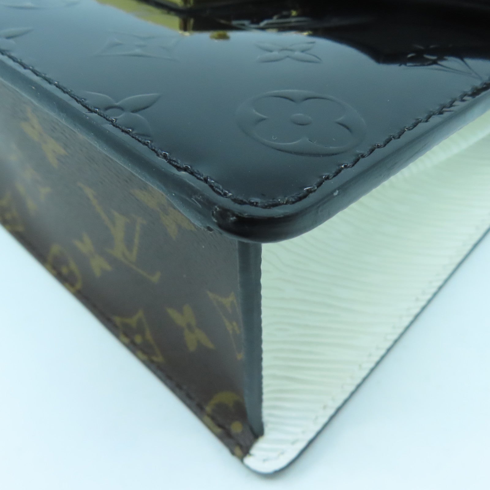 LOUIS VUITTON Monogram/Vernis/Epi Spring Street金扣 手挽肩背兩用袋黑色/白色/啡色