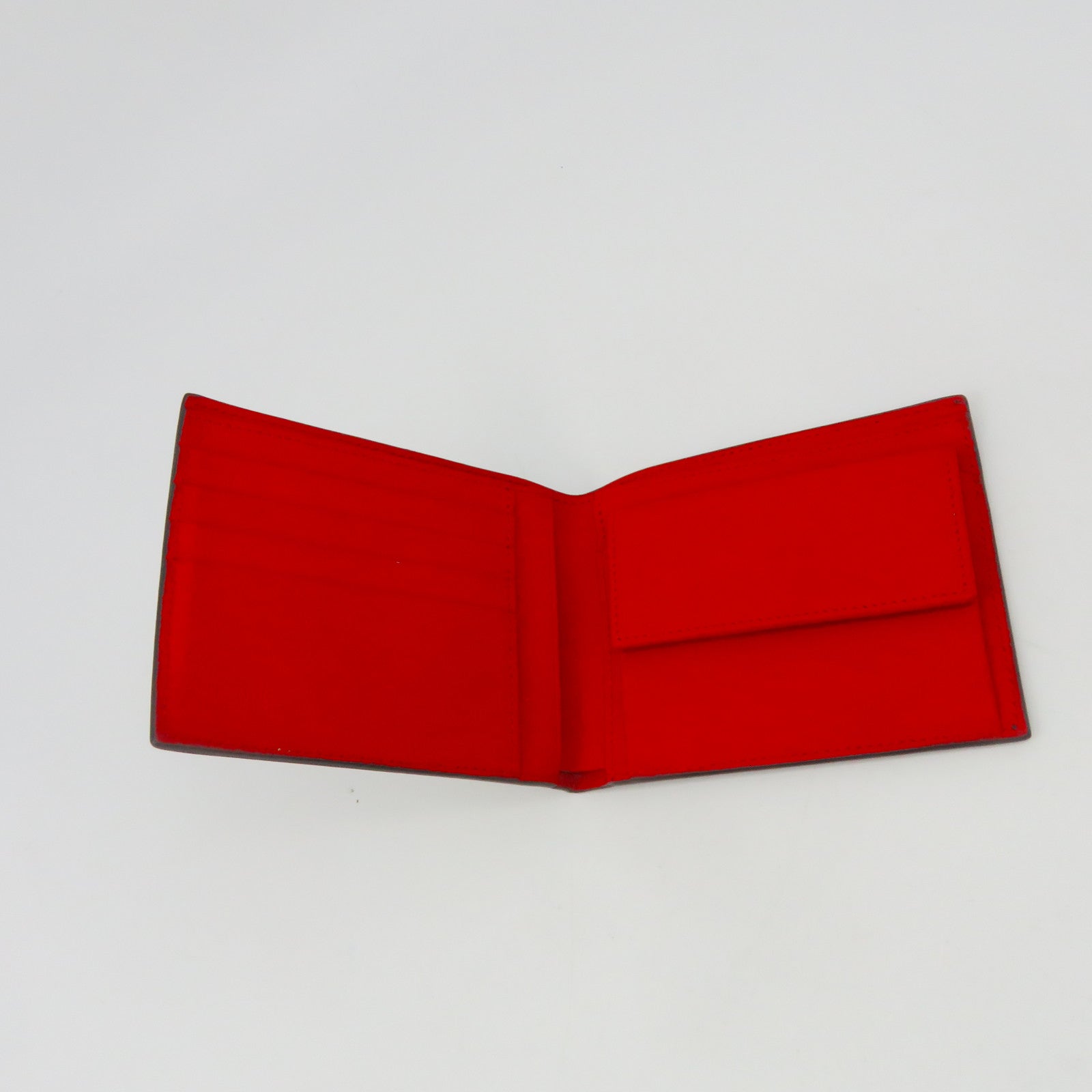 FENDI 牛皮皮革Wallet錢包黑色/紅色