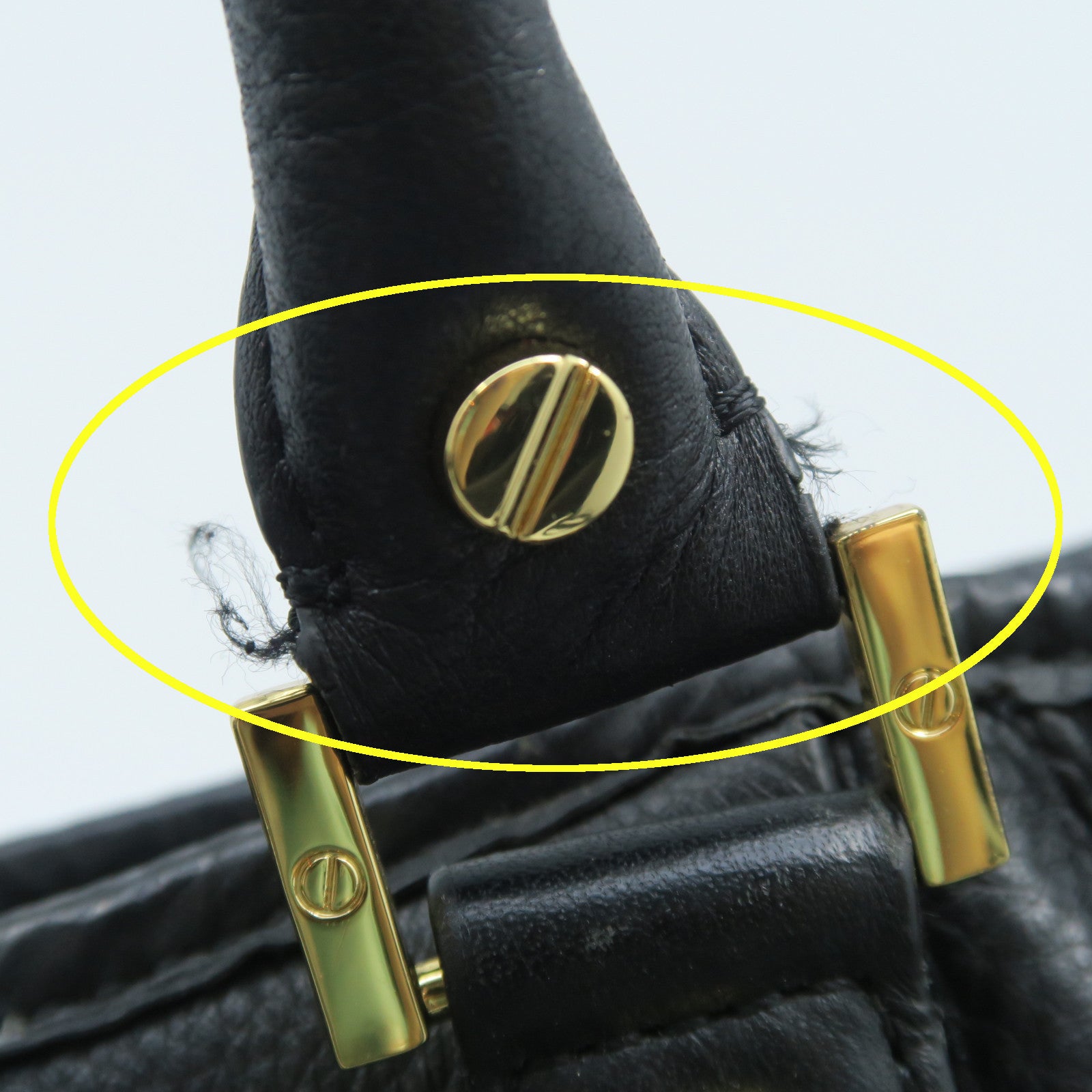 Tory Burch 牛皮皮革2 Way Shoulder金扣手挽肩背兩用袋黑色