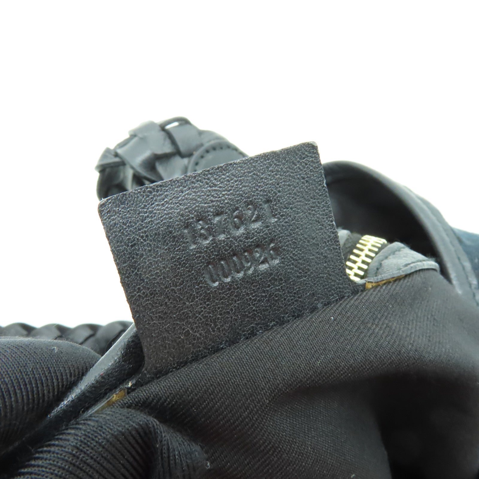 GUCCI 帆布Tote Bag金扣手挽袋黒色