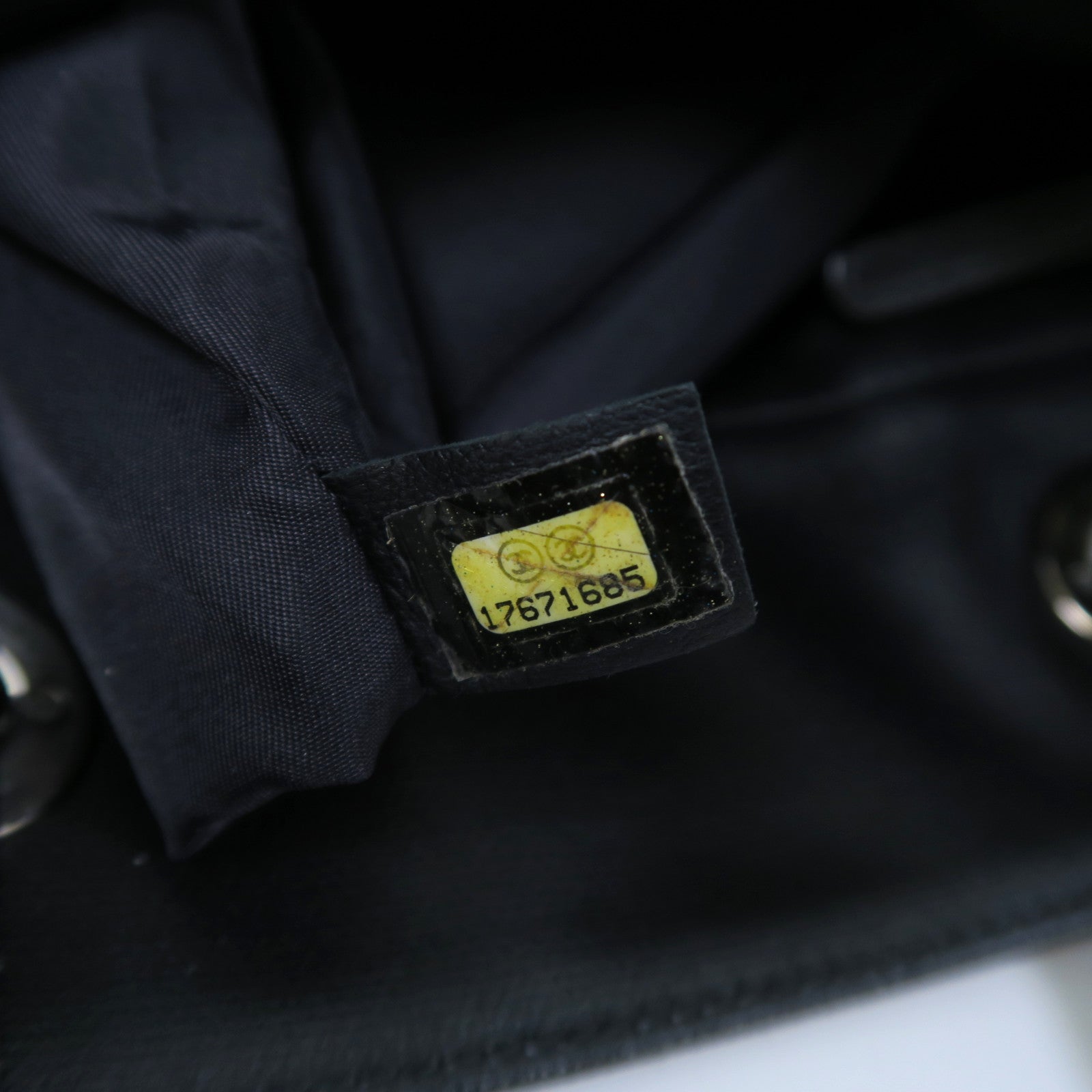 CHANEL 帆布Tote Bag銀扣手挽袋黑色