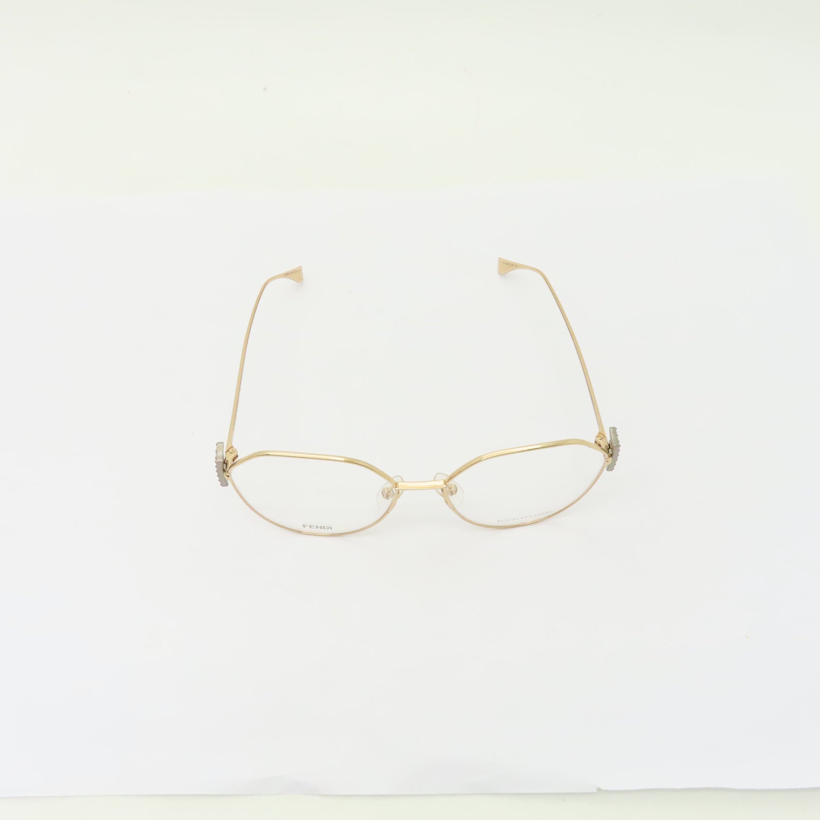FENDI PVC/金屬Sunglasses太陽眼鏡金色