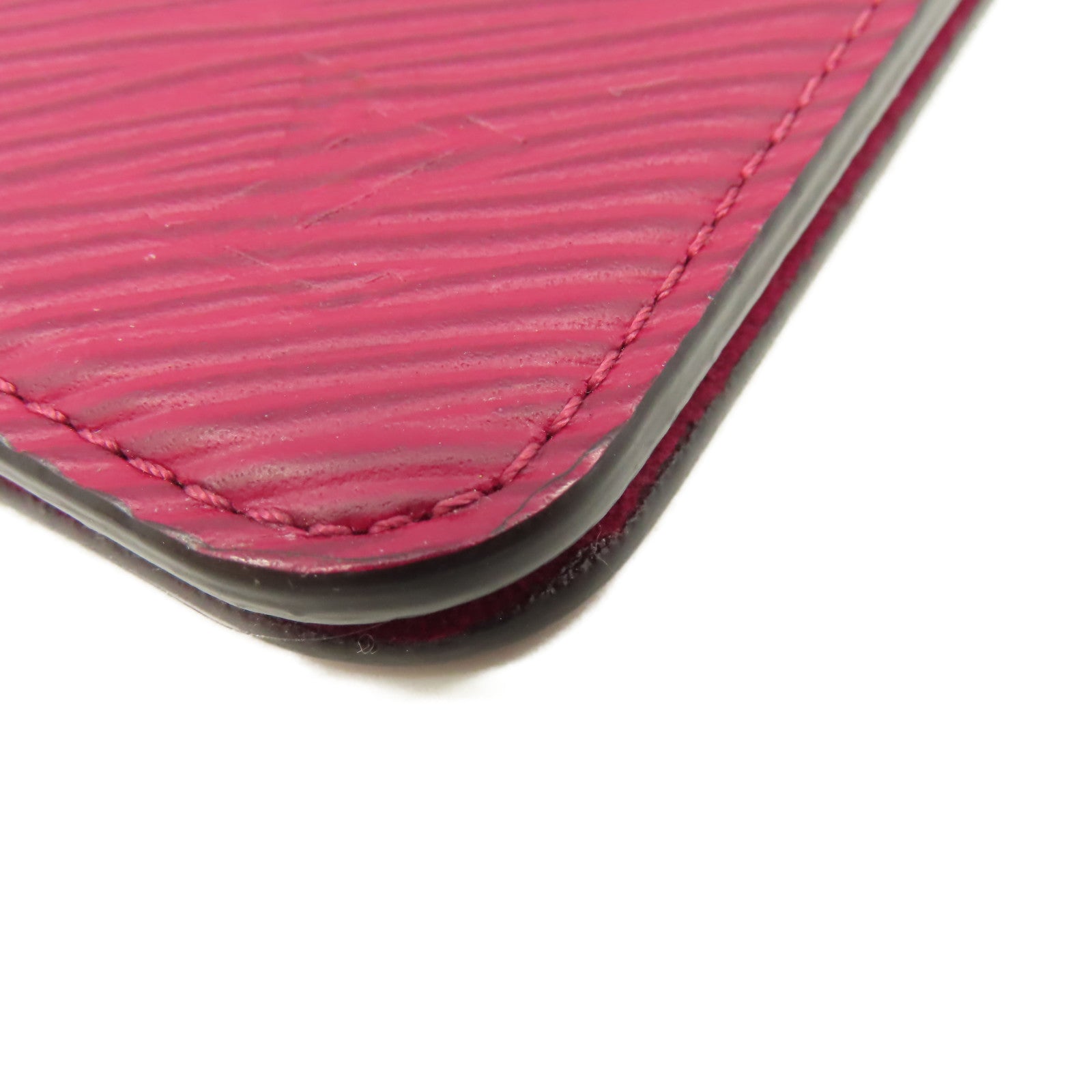 LOUIS VUITTON Epi iPhone X/XS Folio Case手機保護套酒紅色