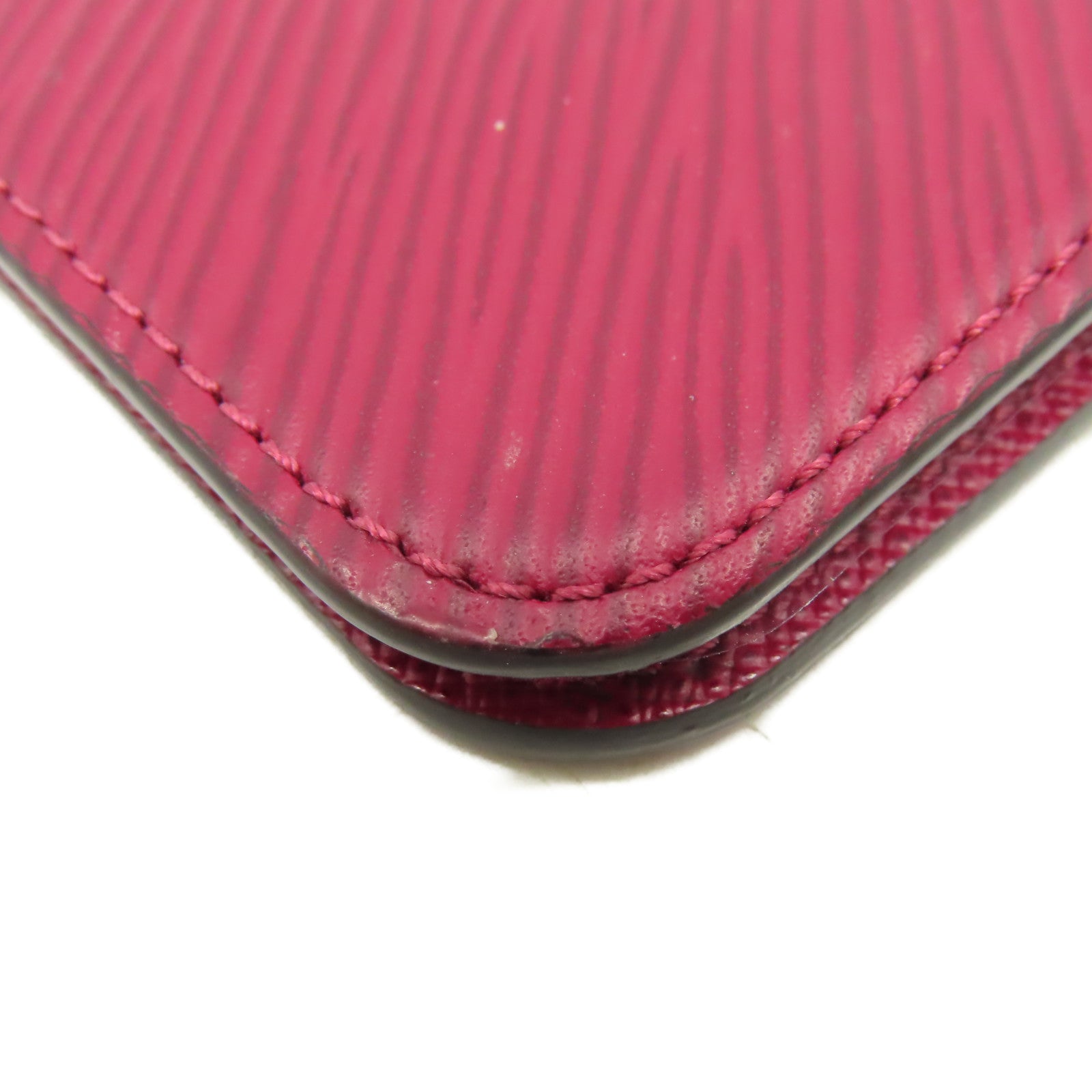 LOUIS VUITTON Epi iPhone X/XS Folio Case手機保護套酒紅色