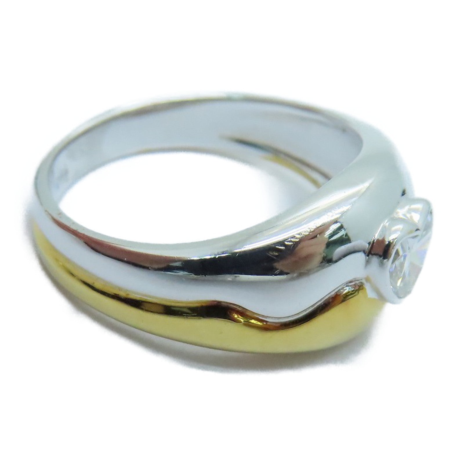 JEWELRY 【激減優惠】18K白金Diamond Ring鑽石戒指US#5.5