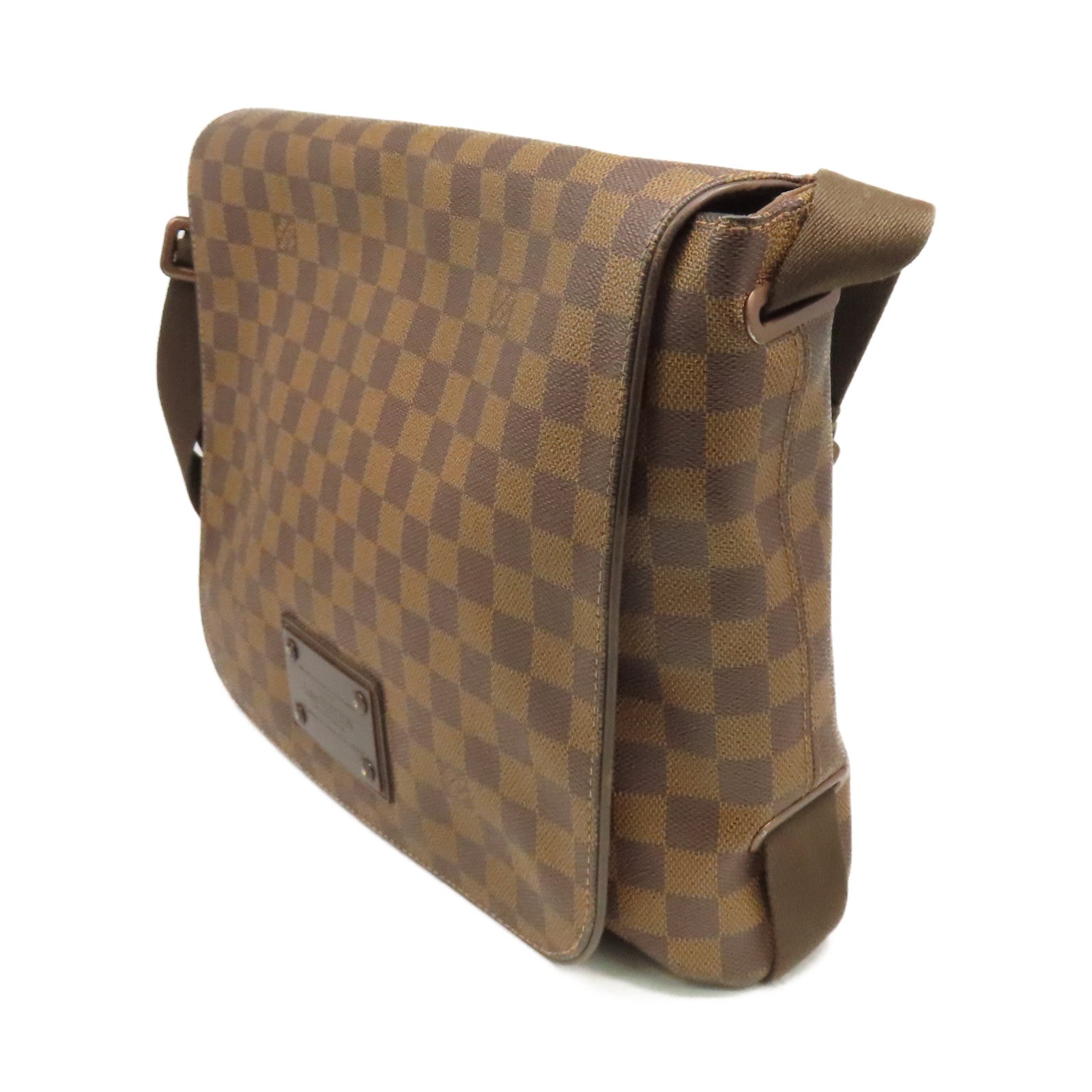 LOUIS VUITTON Damier Brooklyn MM Shoulder Bag肩背袋啡色
