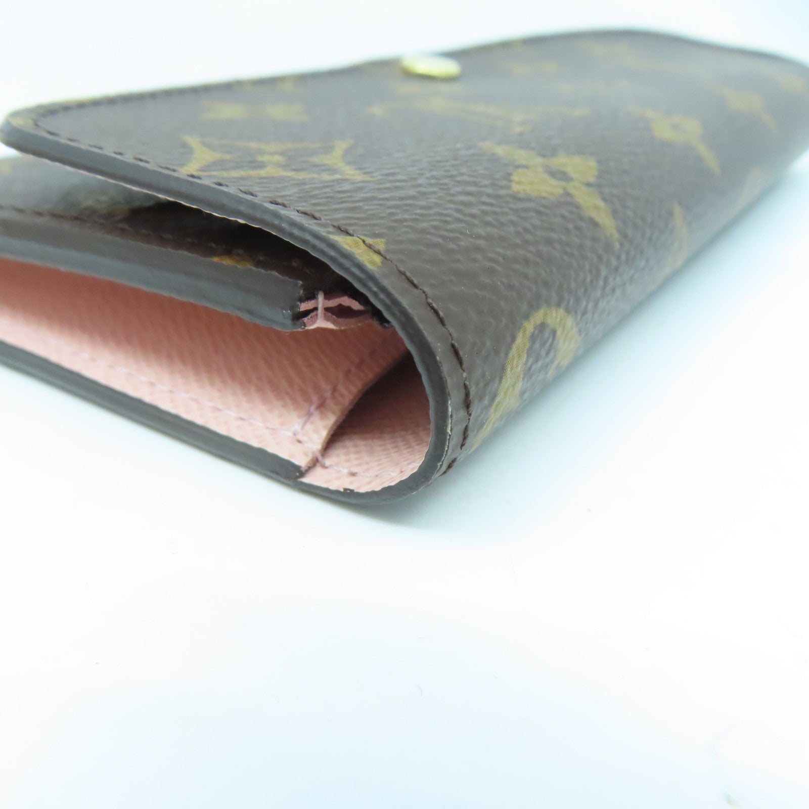 LOUIS VUITTON Monogram Emilie Wallet金扣長錢包啡色