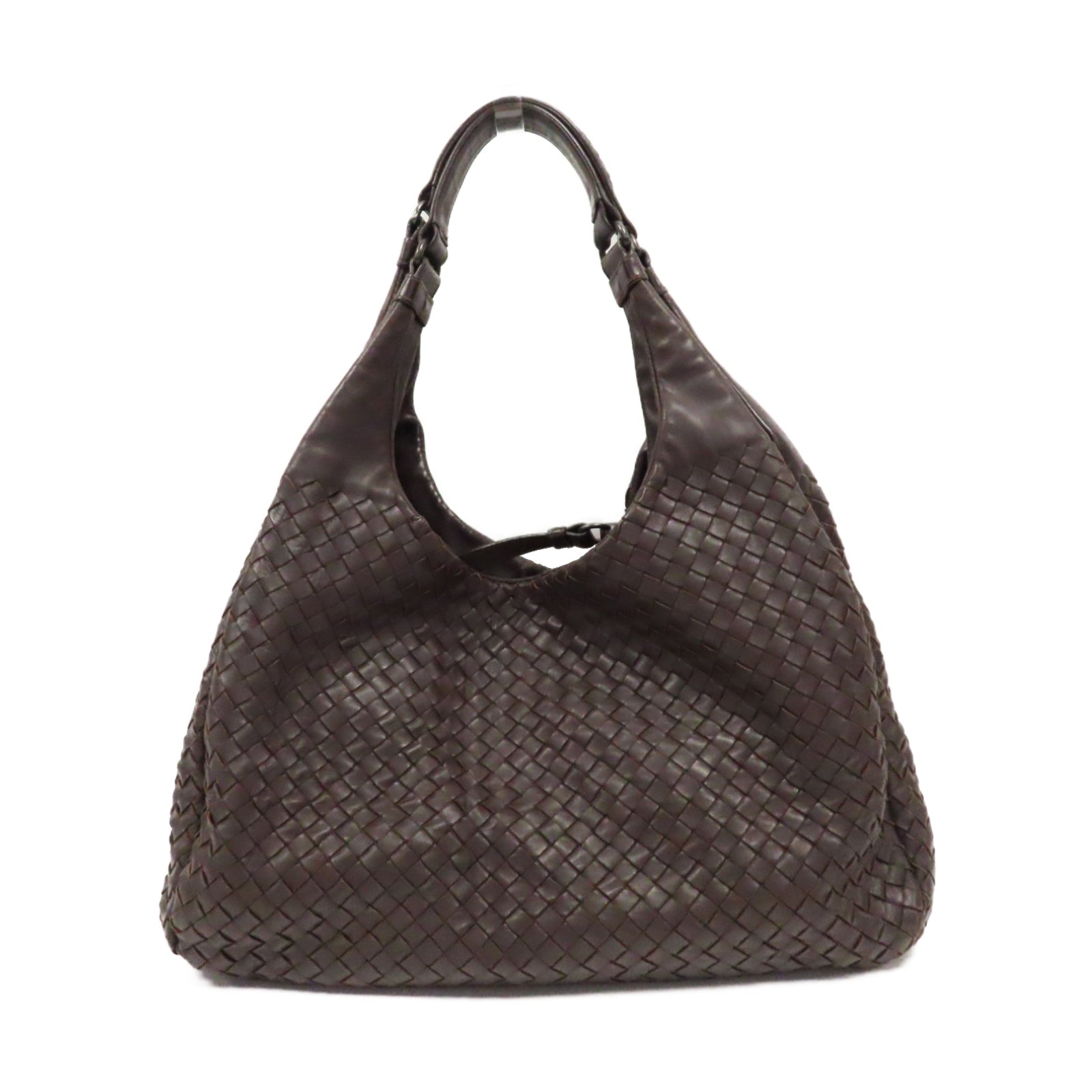 BOTTEGA VENETA 織紋皮革Shoulder Bag肩背袋啡色