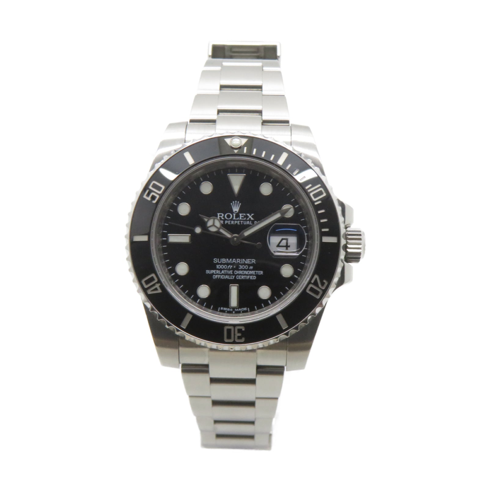ROLEX Submariner不鏽鋼自動機芯手錶黑色