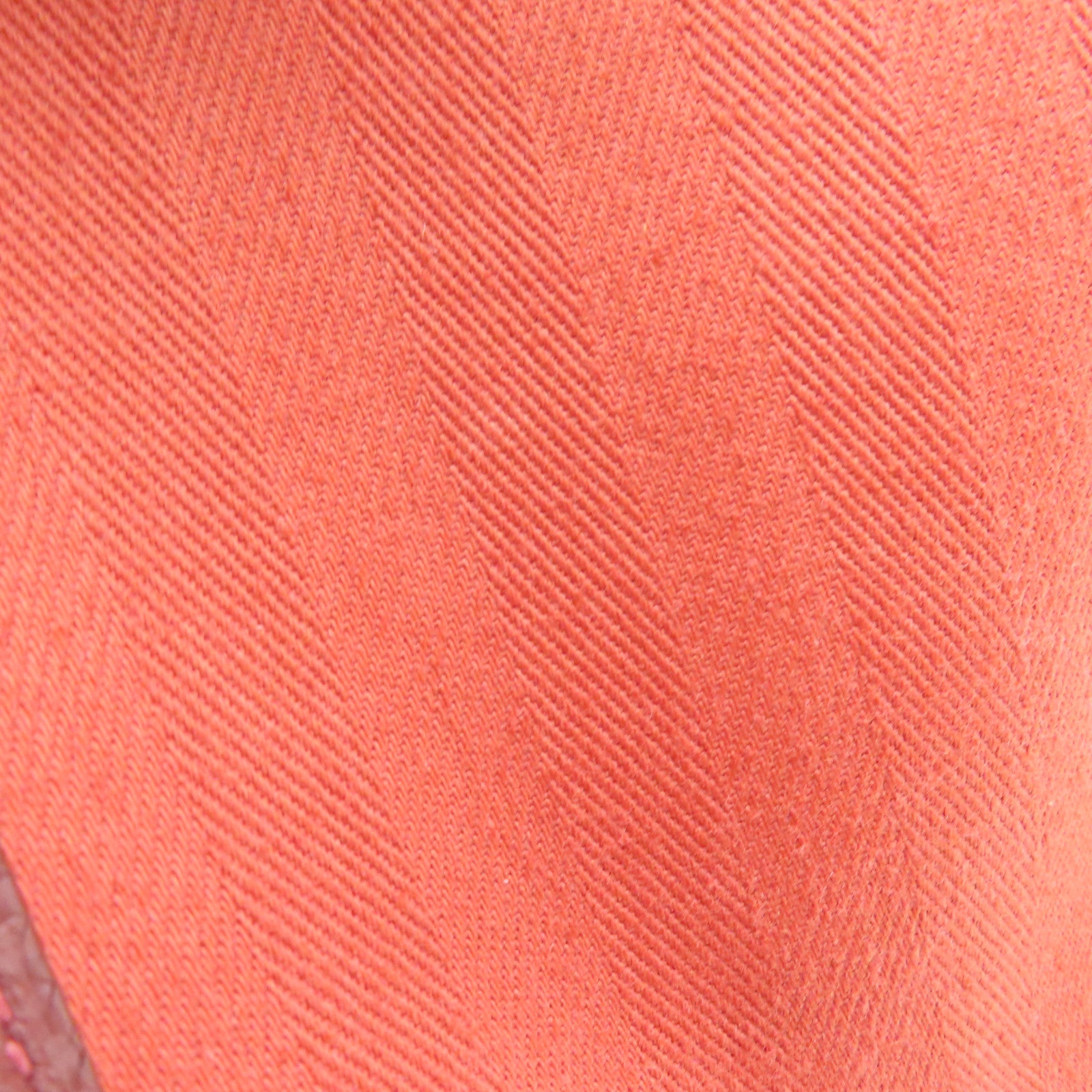 HERMES 帆布GardenPartyTPM銀扣手挽袋Rouge Tomate番茄紅