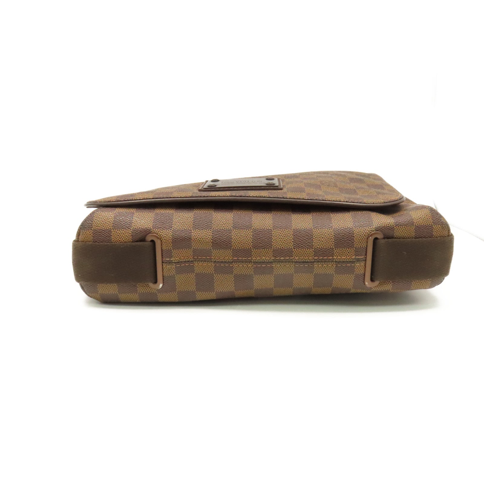 LOUIS VUITTON Damier Brooklyn MM Shoulder Bag肩背袋啡色