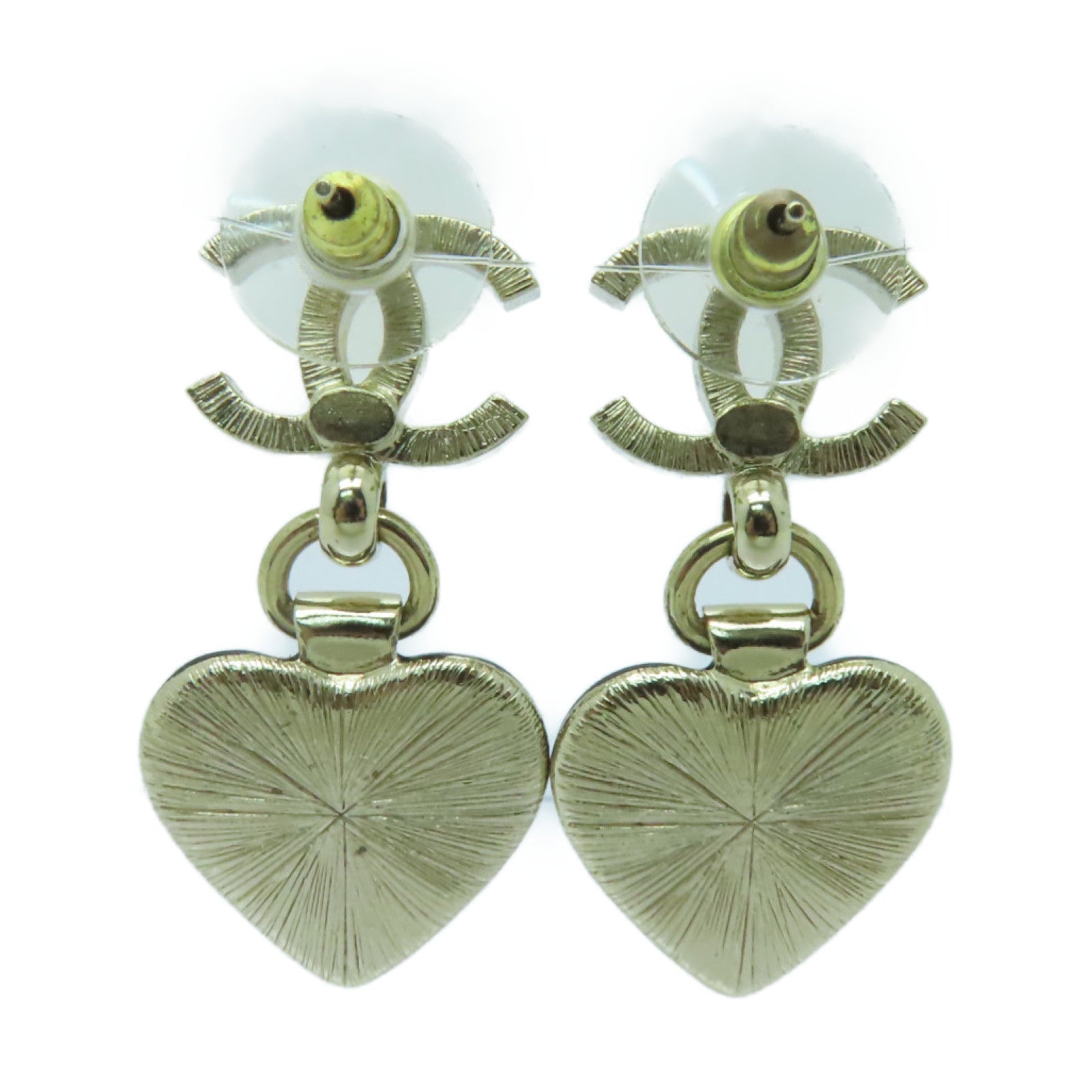 CHANEL 金屬Earrings耳環金色/黑色