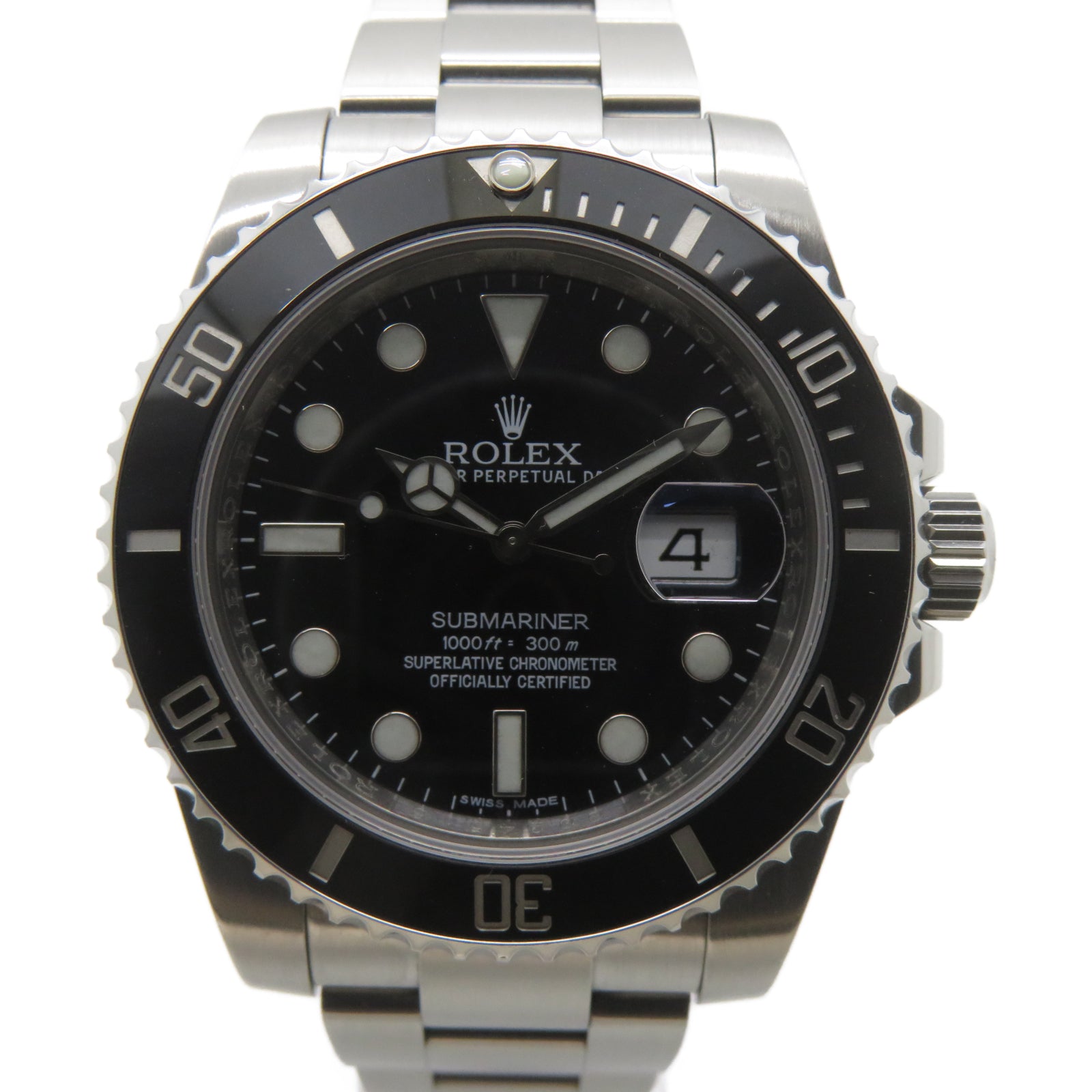 ROLEX Submariner不鏽鋼自動機芯手錶黑色